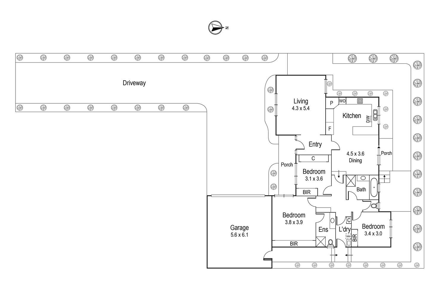 Floorplan of Homely unit listing, 2/115 Woodhouse Grove, Box Hill North VIC 3129
