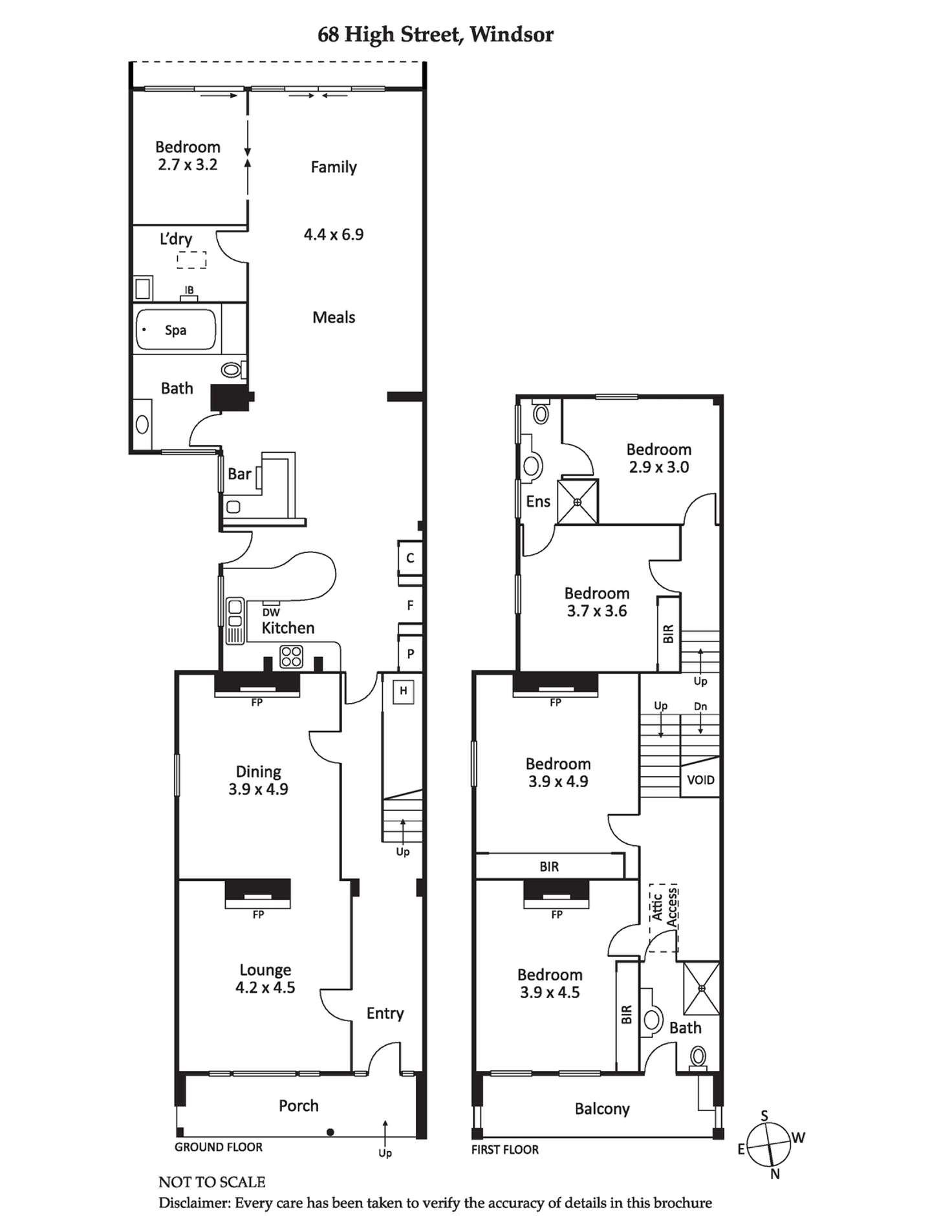 Floorplan of Homely house listing, 68 High Street, Windsor VIC 3181
