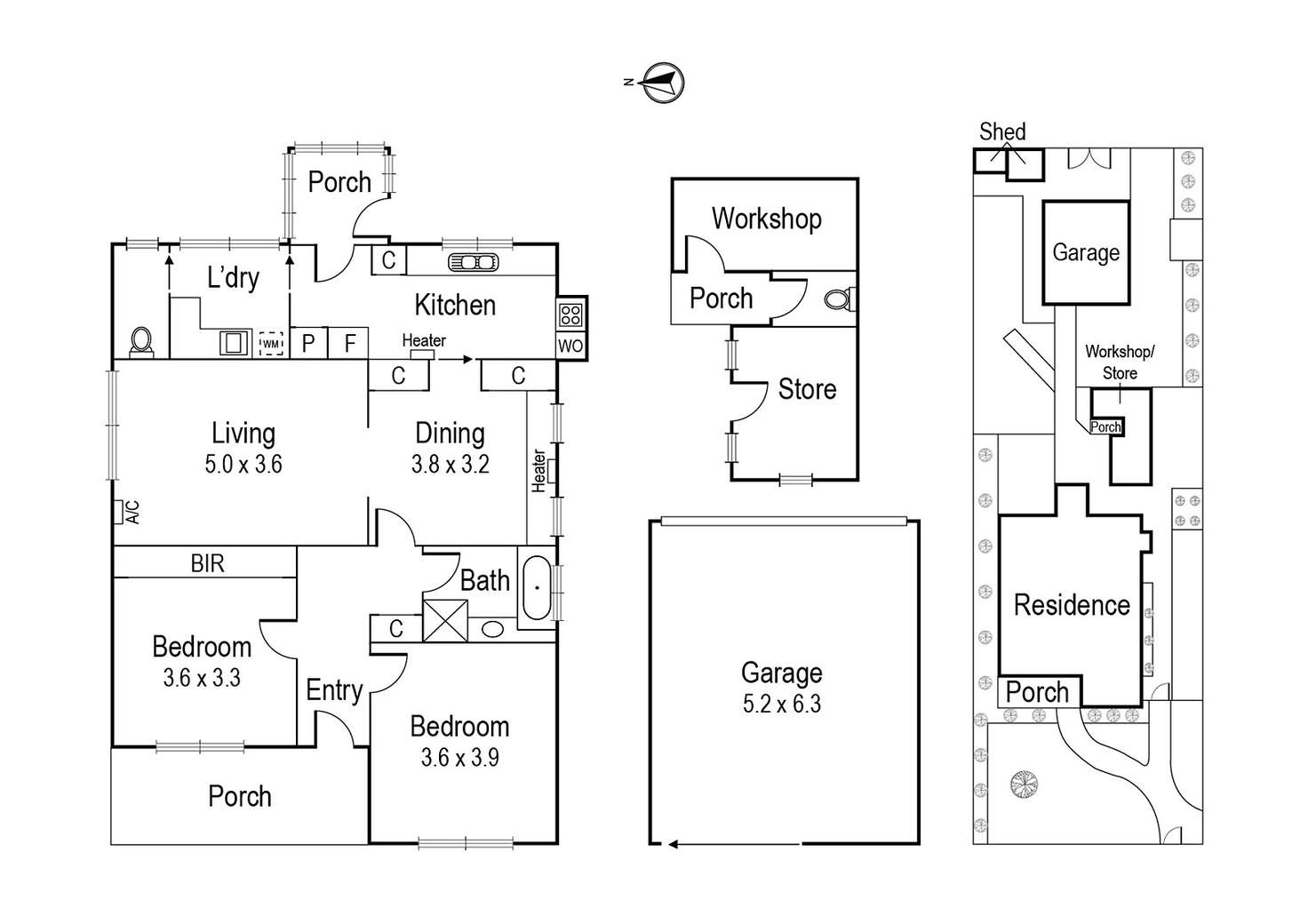 Floorplan of Homely house listing, 66 Fulham Road, Alphington VIC 3078