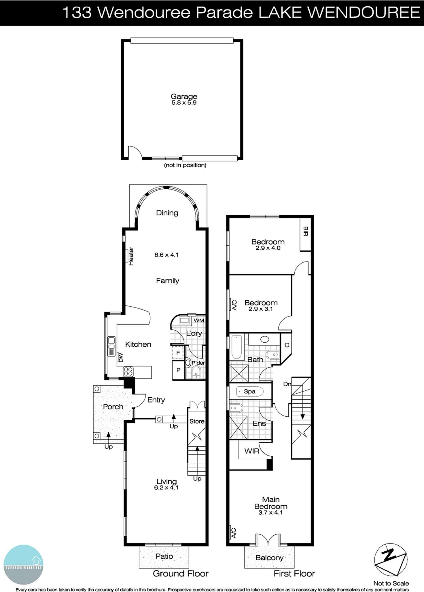 Floorplan of Homely house listing, 133 Wendouree Parade, Lake Wendouree VIC 3350