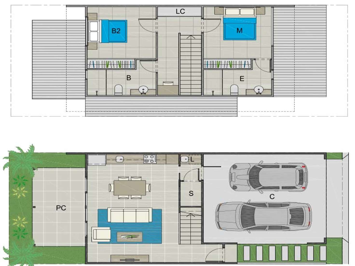 Floorplan of Homely townhouse listing, 6/8 Camm  Street, Johnston NT 832