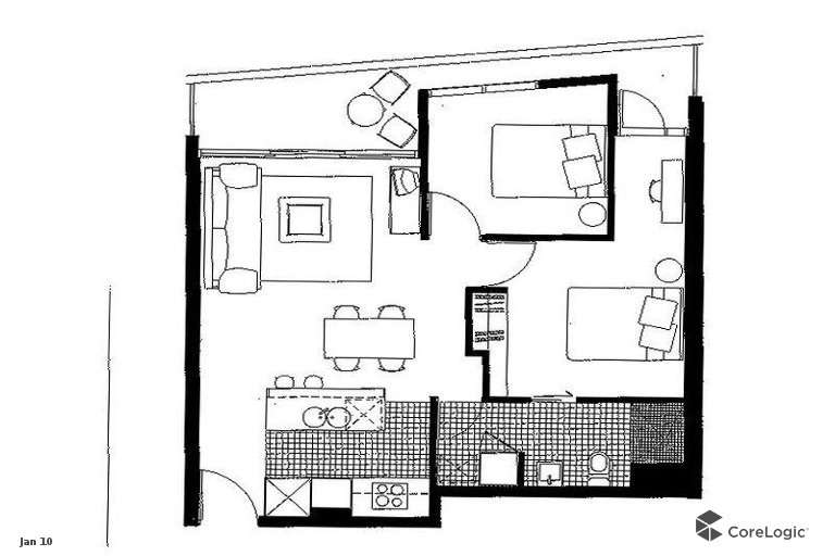 Floorplan of Homely apartment listing, 1204/18 Waterview Walk, Docklands VIC 3008