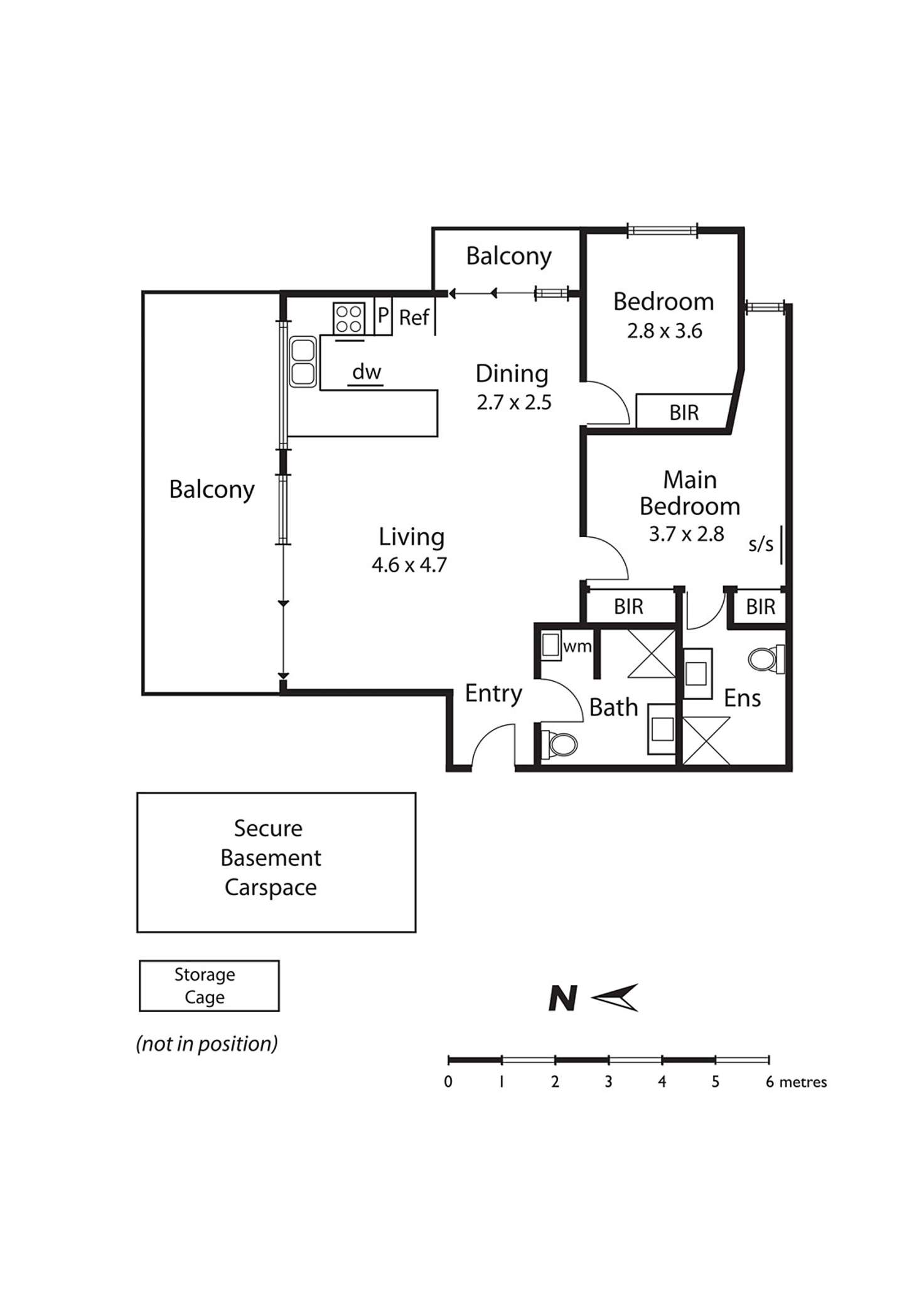 Floorplan of Homely apartment listing, 202/147 Neerim Road, Glen Huntly VIC 3163