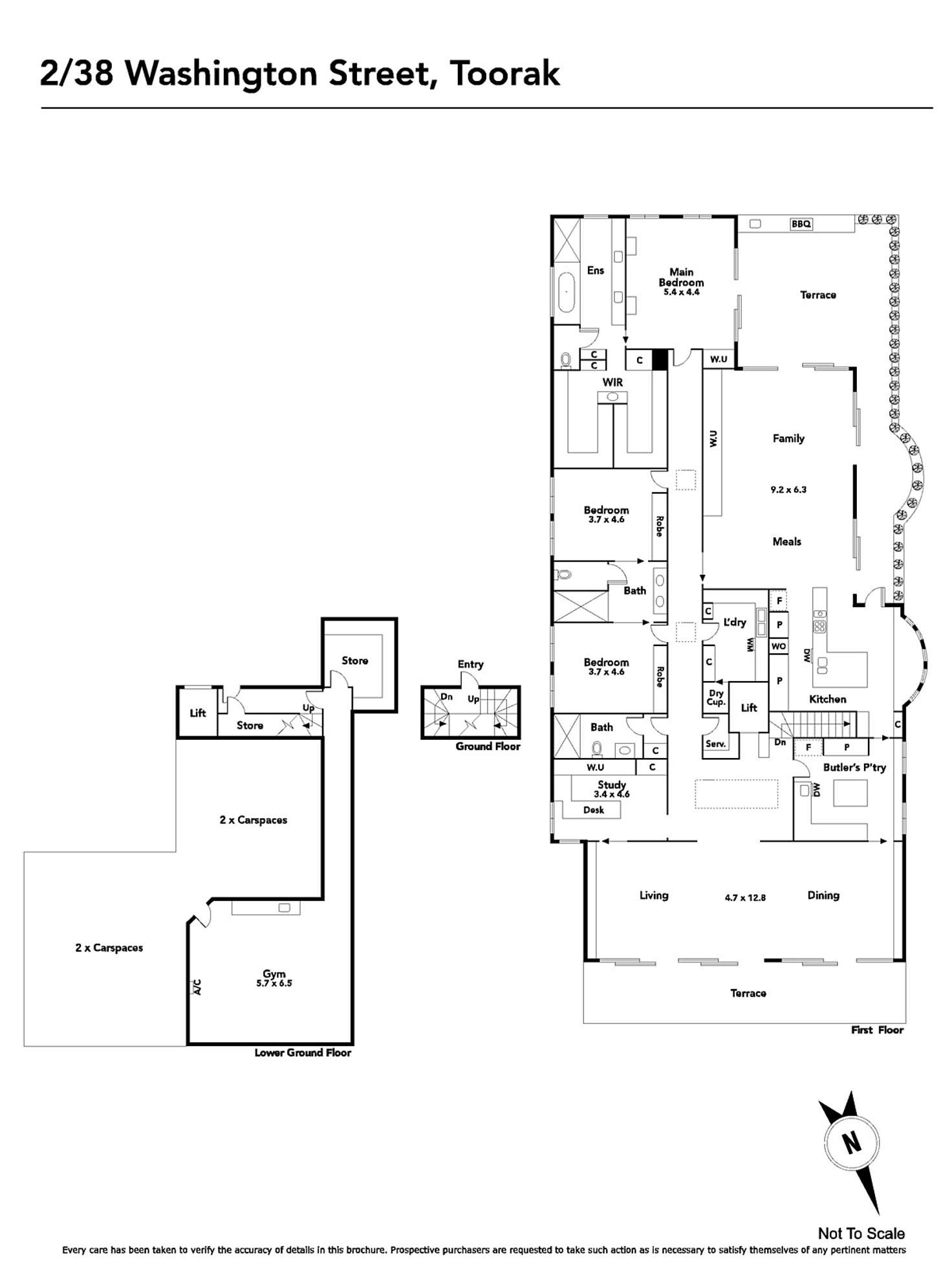 Floorplan of Homely apartment listing, 2/38 Washington Street, Toorak VIC 3142