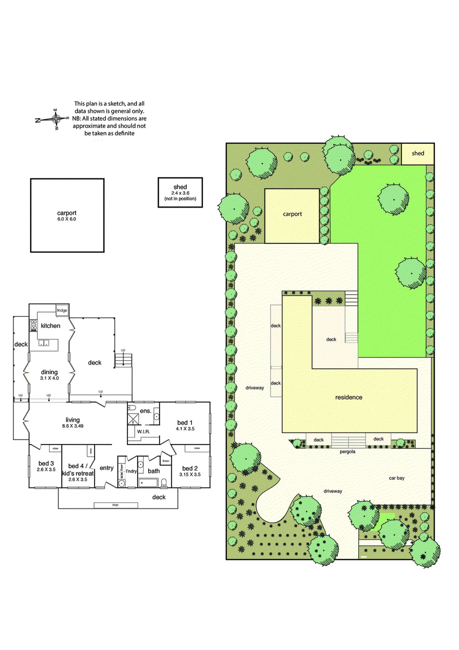 Floorplan of Homely house listing, 8 The Outlook, Heathmont VIC 3135