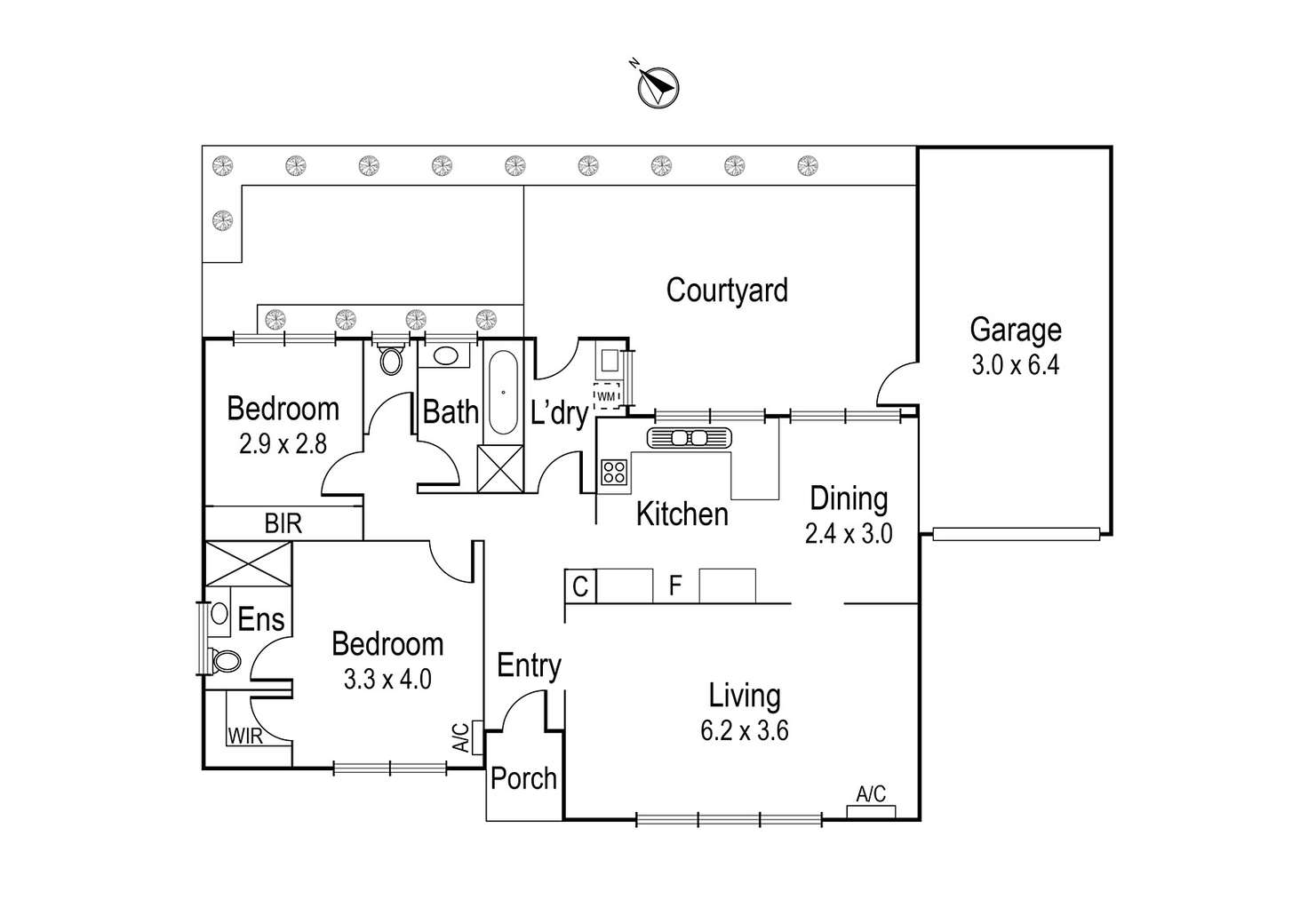 Floorplan of Homely unit listing, 11/19 Lower Plenty Road, Rosanna VIC 3084