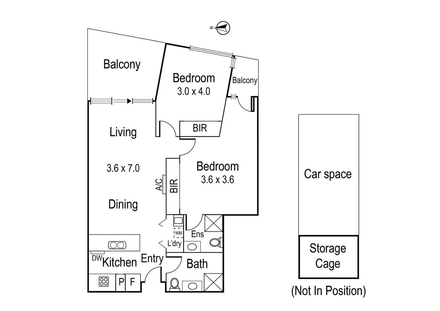 Floorplan of Homely apartment listing, 101/69 Marshall Street, Ivanhoe VIC 3079