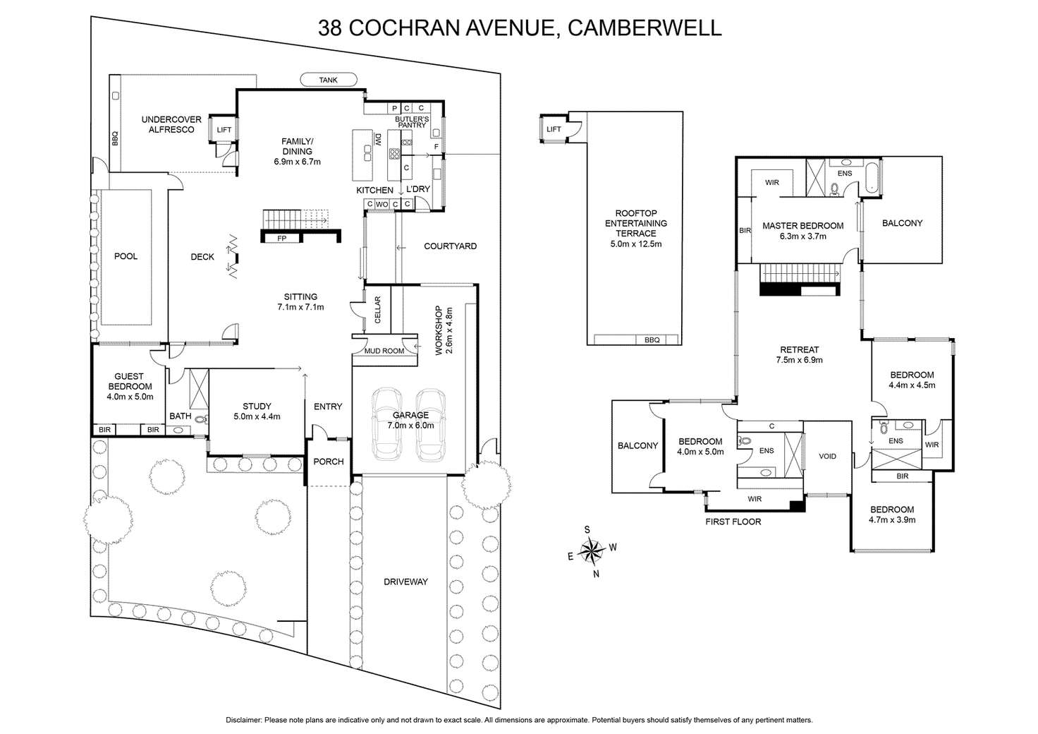 Floorplan of Homely house listing, 38 Cochran Avenue, Camberwell VIC 3124