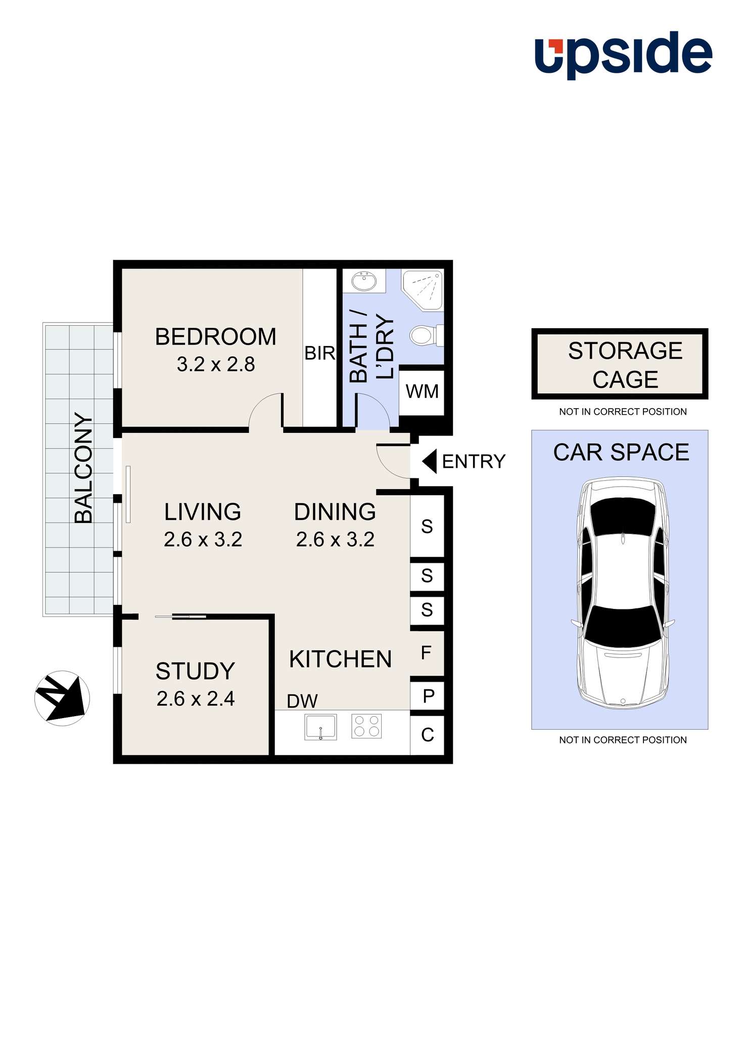 Floorplan of Homely apartment listing, 210/108 Altona Street, Kensington VIC 3031