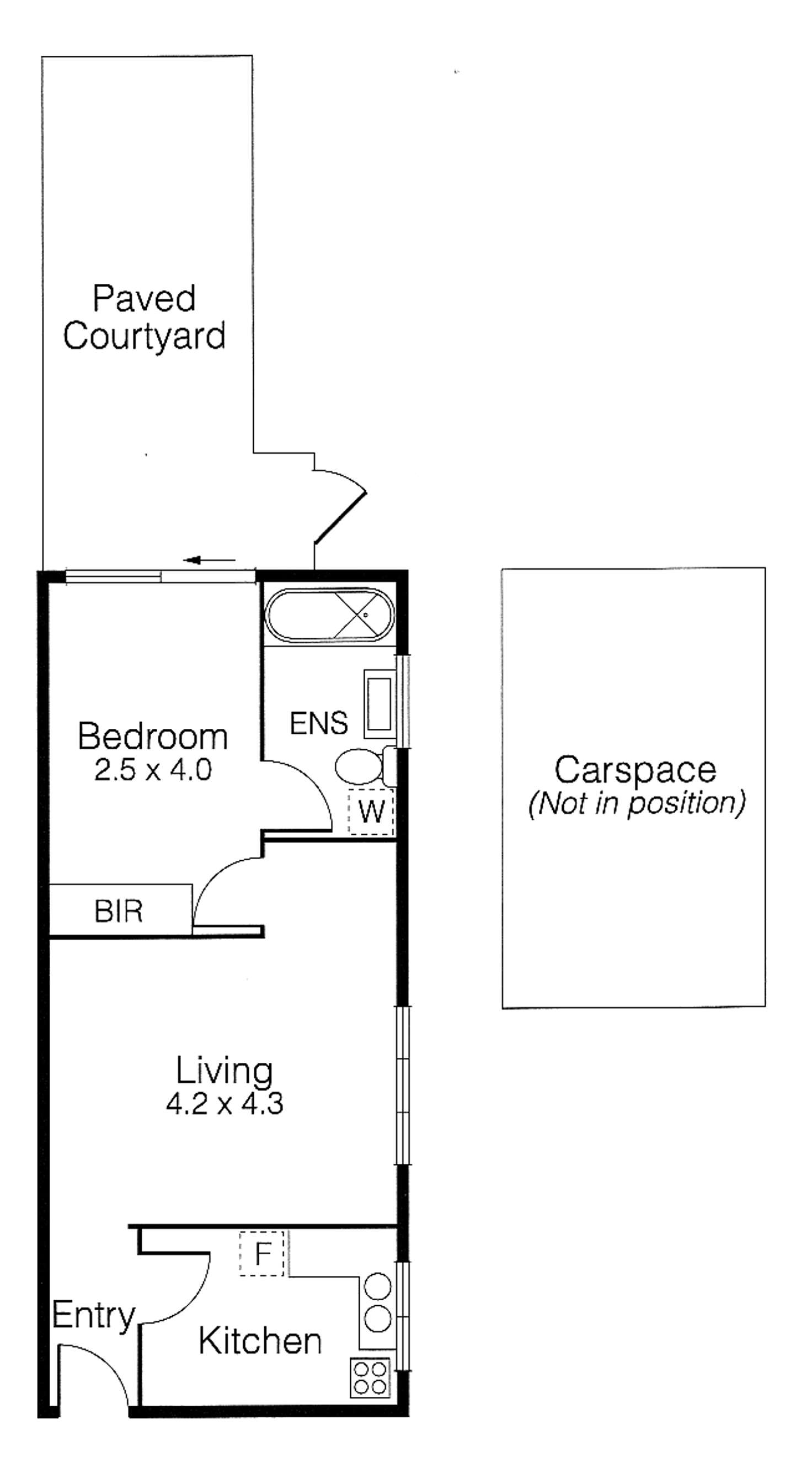 Floorplan of Homely apartment listing, 3/101 Smith Street, Thornbury VIC 3071