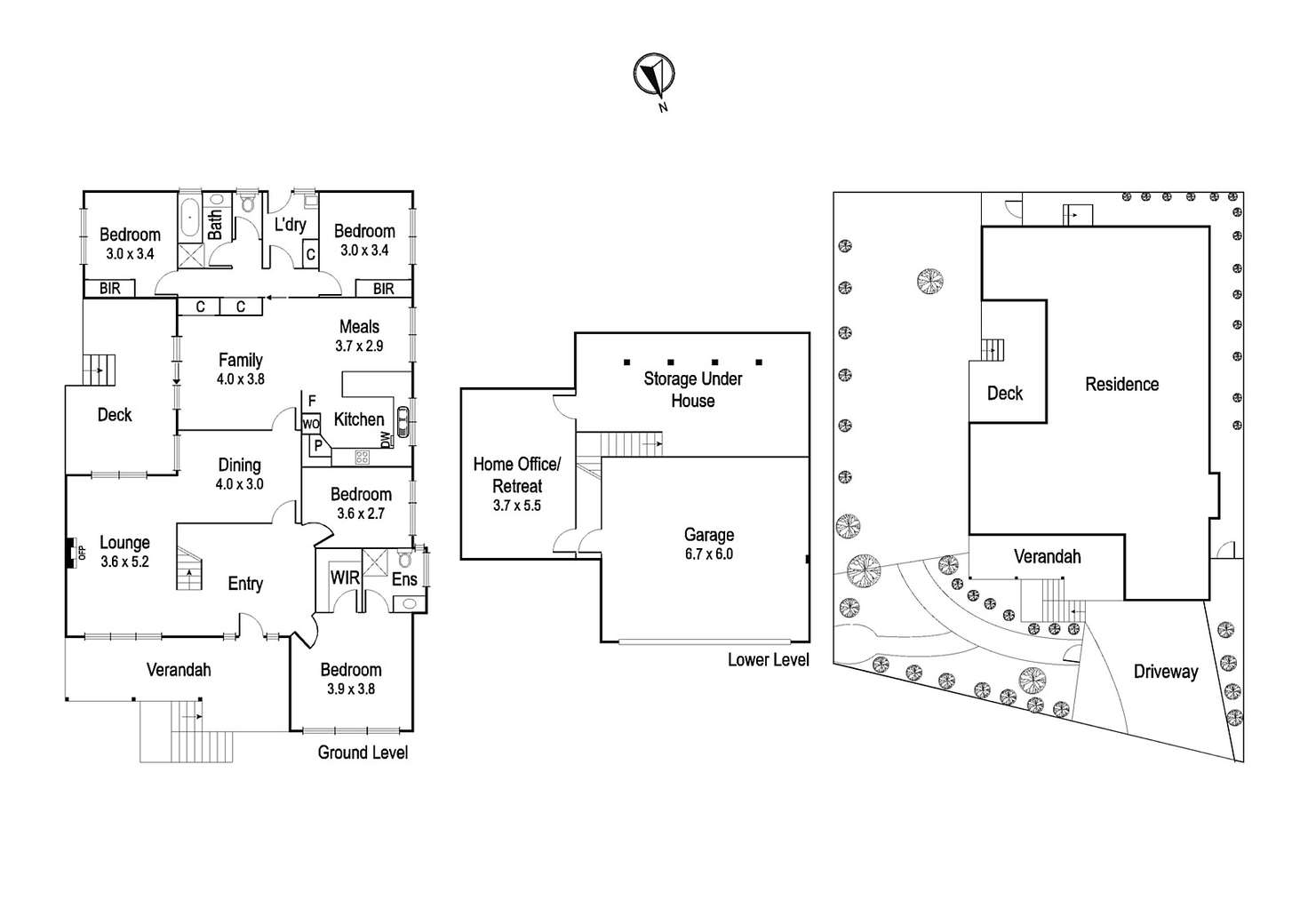 Floorplan of Homely house listing, 55 Gabonia Avenue, Watsonia VIC 3087