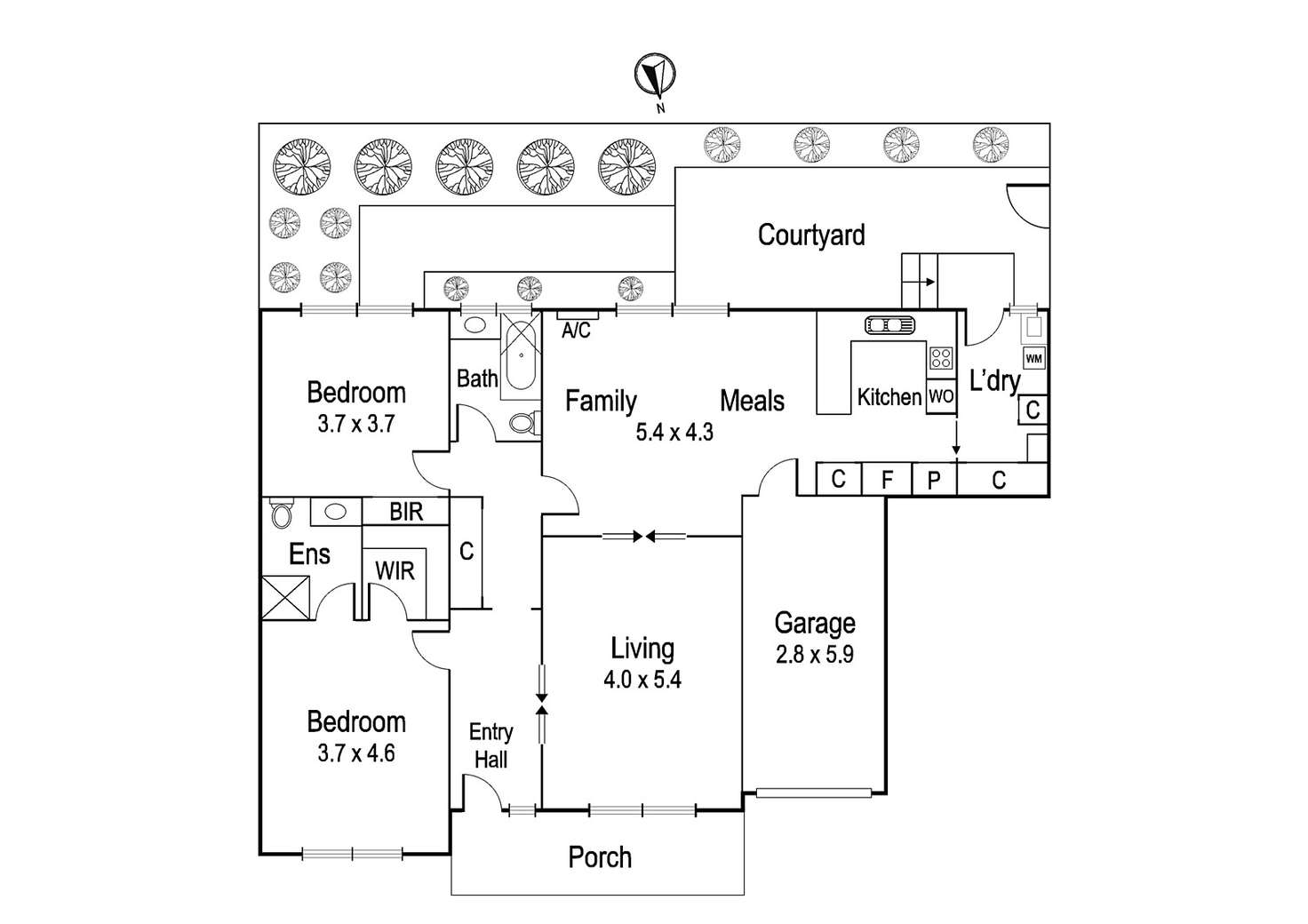 Floorplan of Homely unit listing, 2/4-6 Noel Street, Ivanhoe VIC 3079