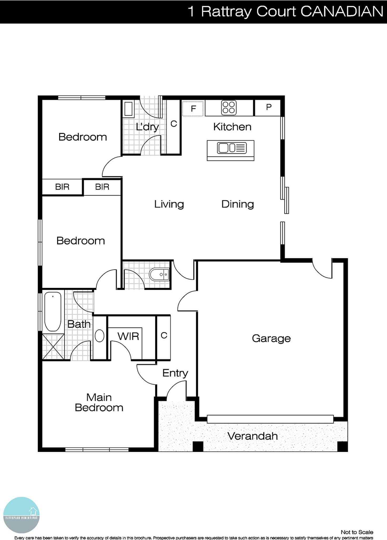 Floorplan of Homely house listing, 1 Rattray Court, Canadian VIC 3350