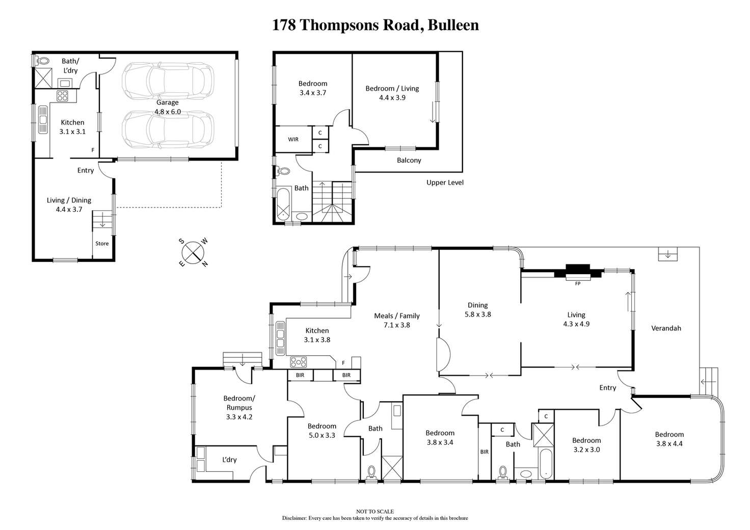 Floorplan of Homely house listing, 178 Thompsons Road, Bulleen VIC 3105