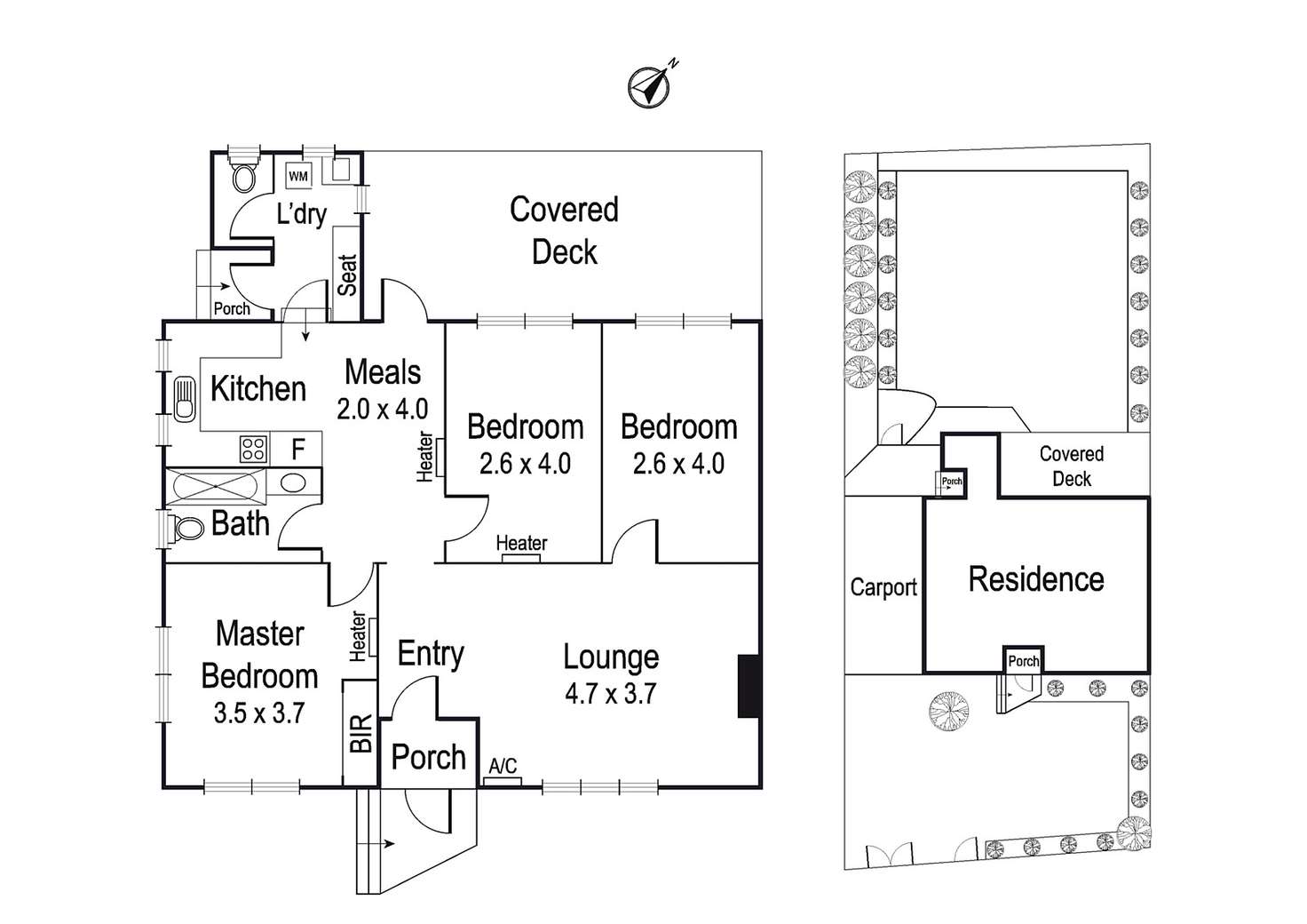 Floorplan of Homely house listing, 59 Alamein Road, Heidelberg West VIC 3081