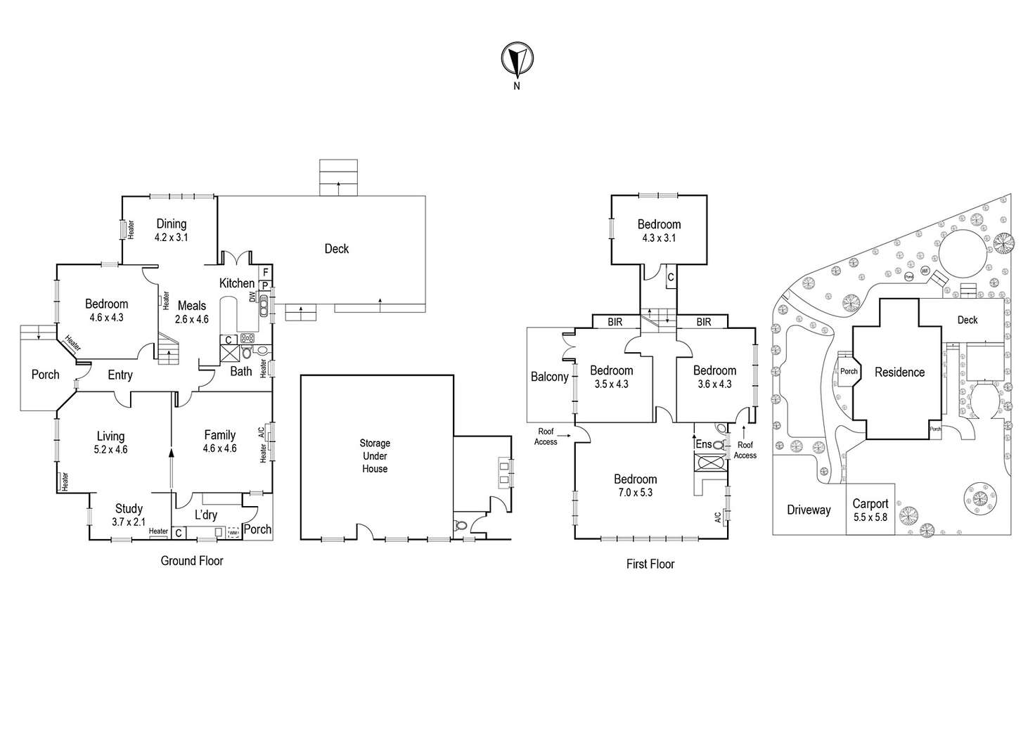 Floorplan of Homely house listing, 7 Lower Heidelberg Road, Ivanhoe VIC 3079