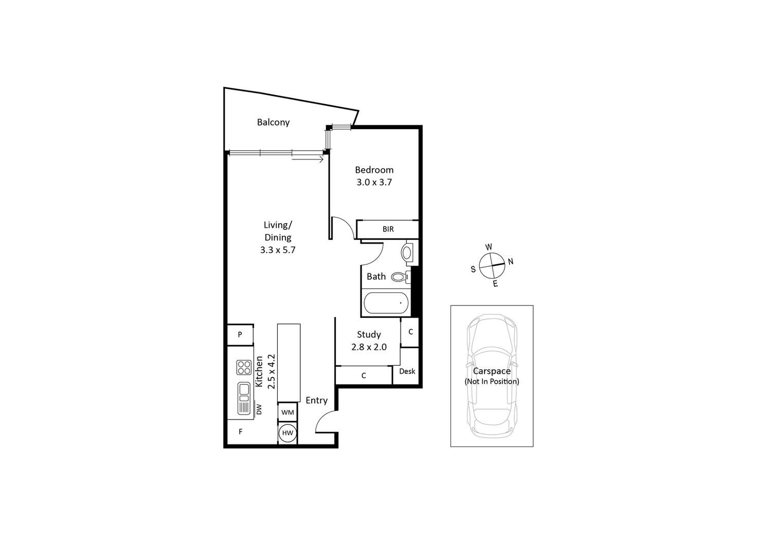 Floorplan of Homely apartment listing, 41/2 Esplanade West, Port Melbourne VIC 3207