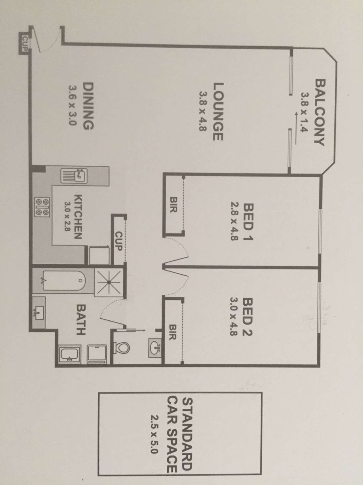 Floorplan of Homely apartment listing, 4/6 Mead Drive, Chipping Norton NSW 2170