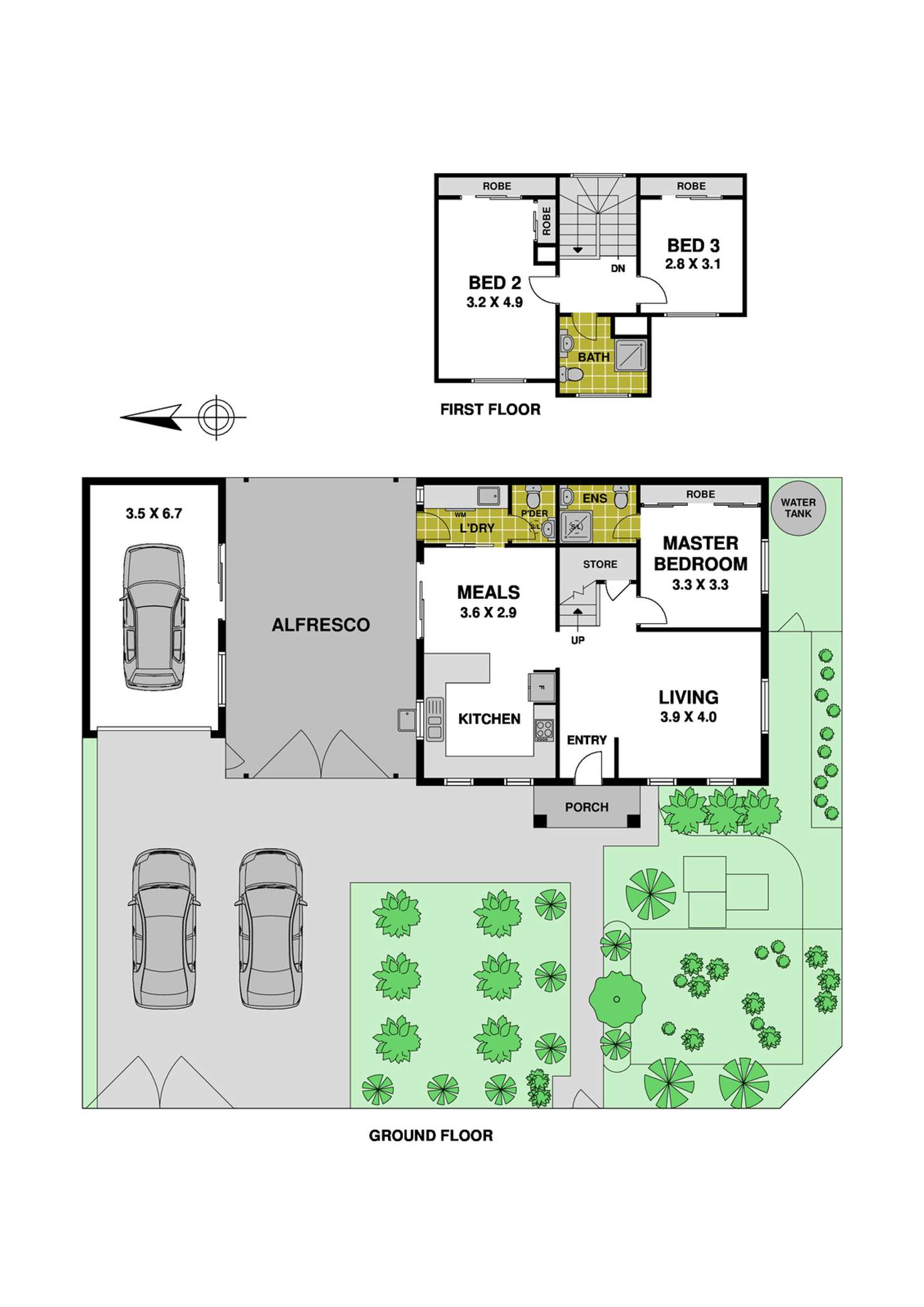 Floorplan of Homely house listing, 20 Albert Street, Fawkner VIC 3060