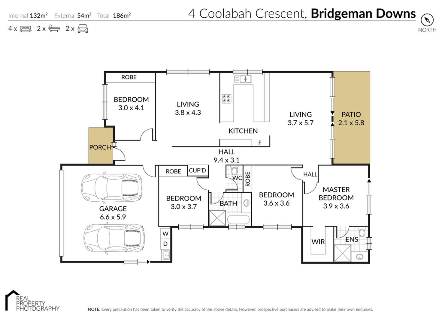 Floorplan of Homely house listing, 4 Coolabah  Crescent, Bridgeman Downs QLD 4035