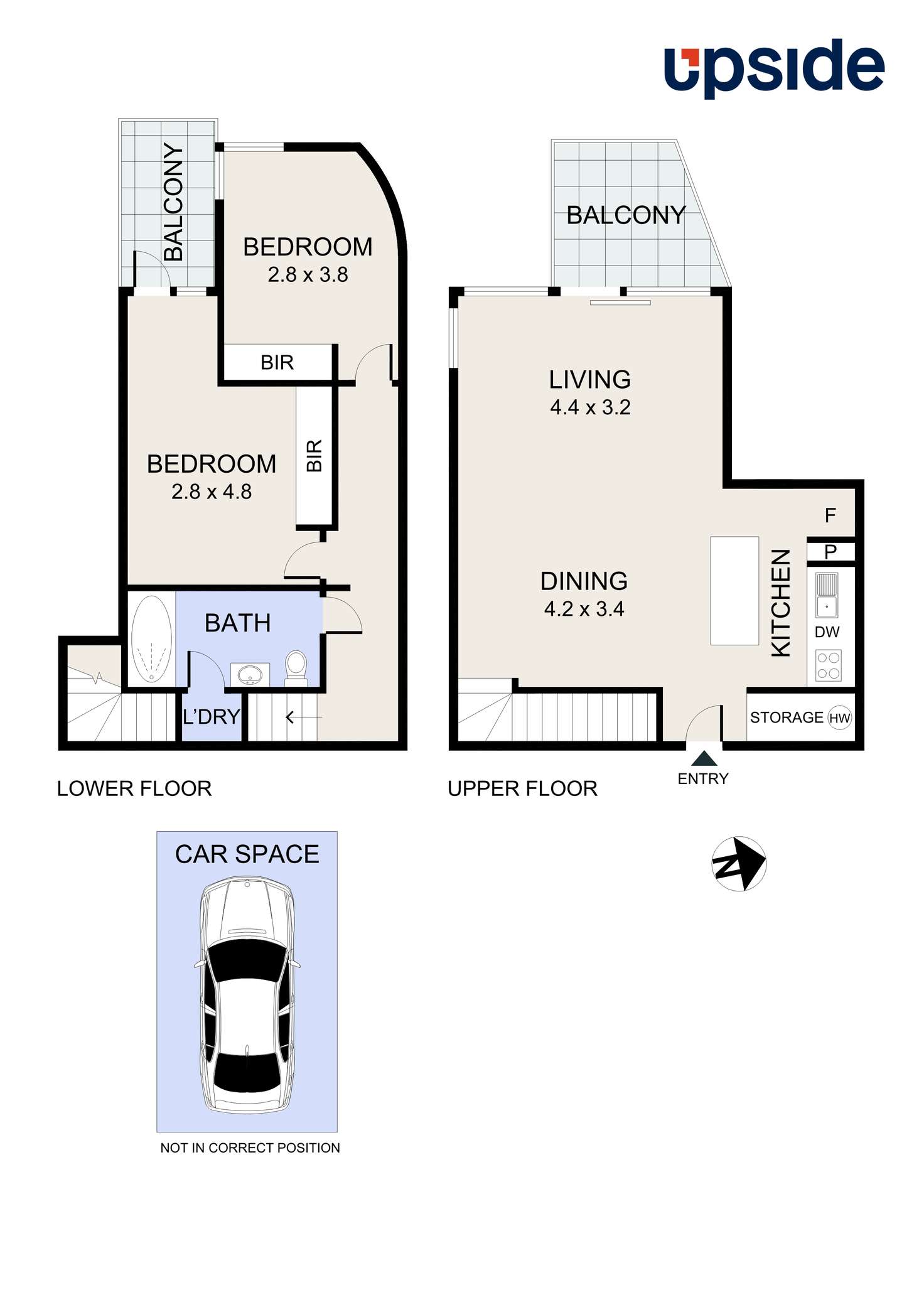 Floorplan of Homely apartment listing, 8/136 High Street, Northcote VIC 3070