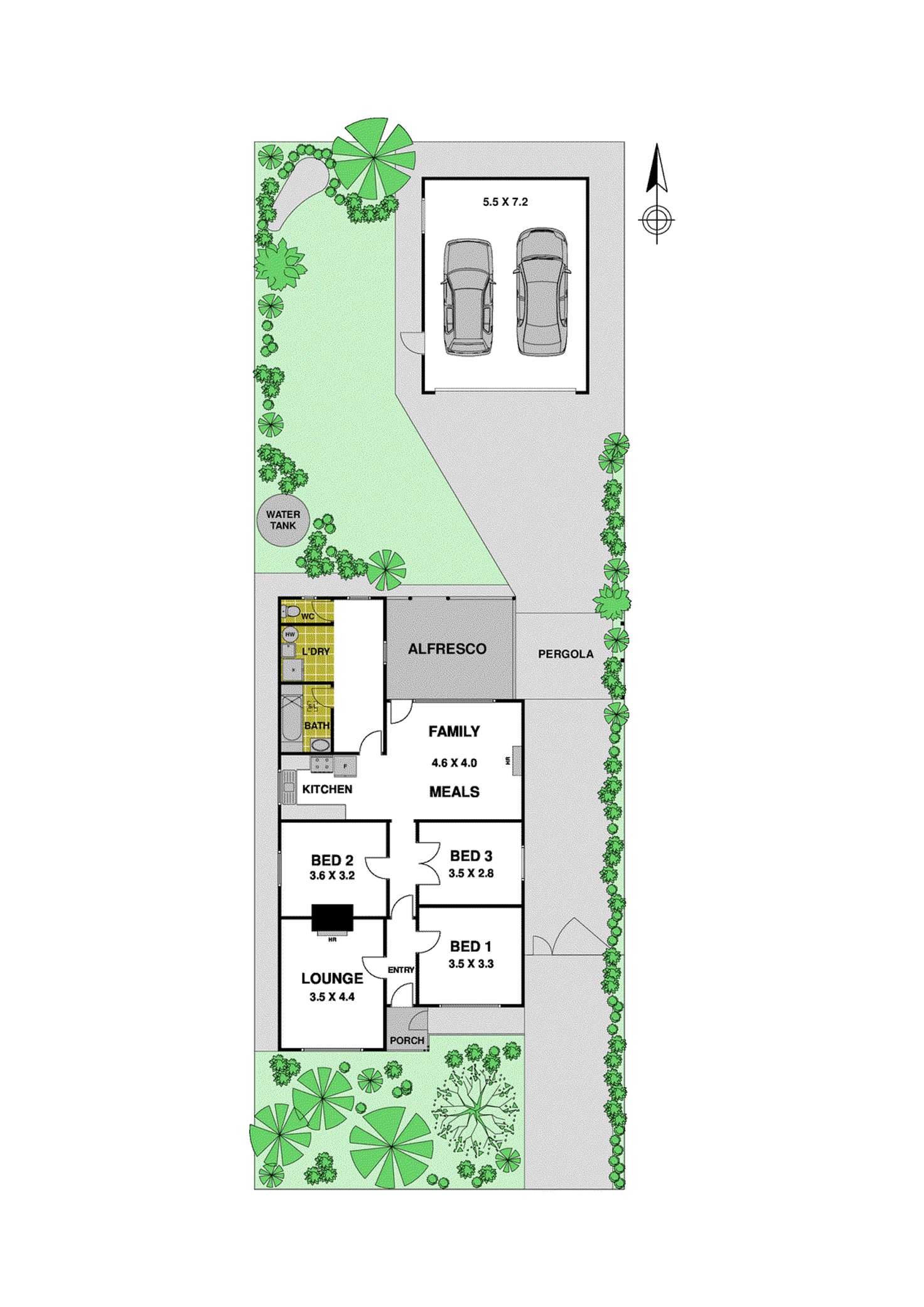 Floorplan of Homely house listing, 6 Seymour Street, Preston VIC 3072