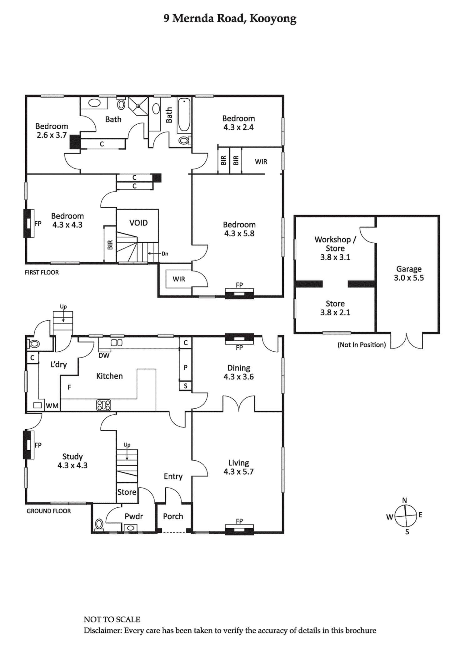 Floorplan of Homely house listing, 9 Mernda Road, Kooyong VIC 3144