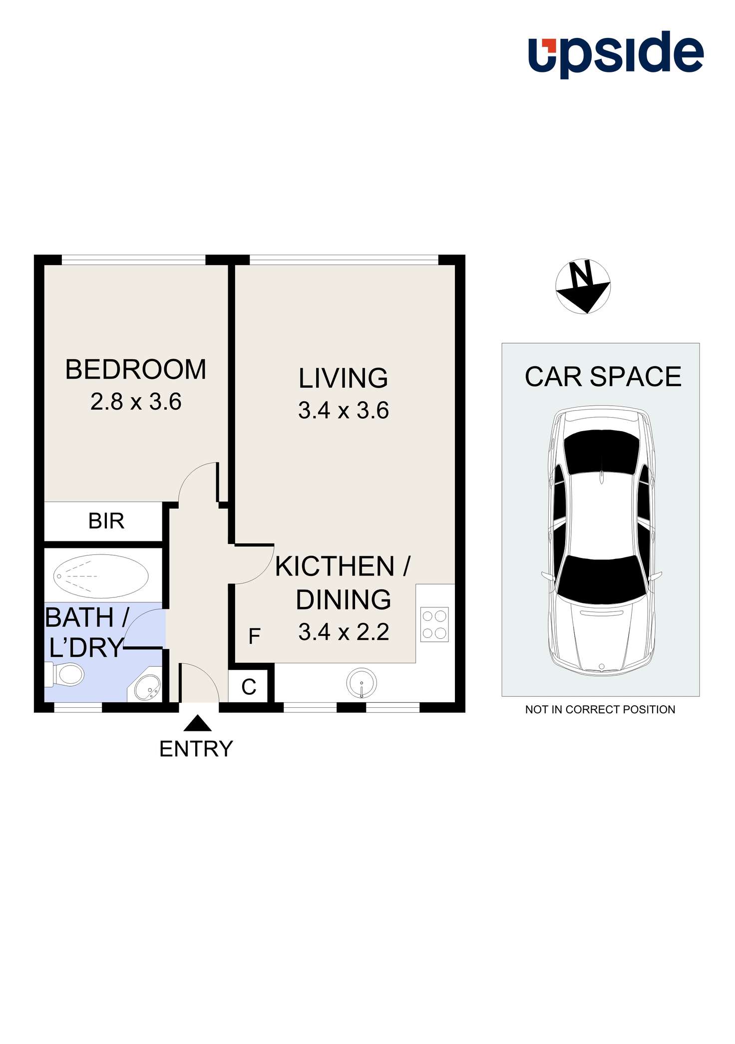 Floorplan of Homely apartment listing, 8/244 Barkly Street, St Kilda VIC 3182