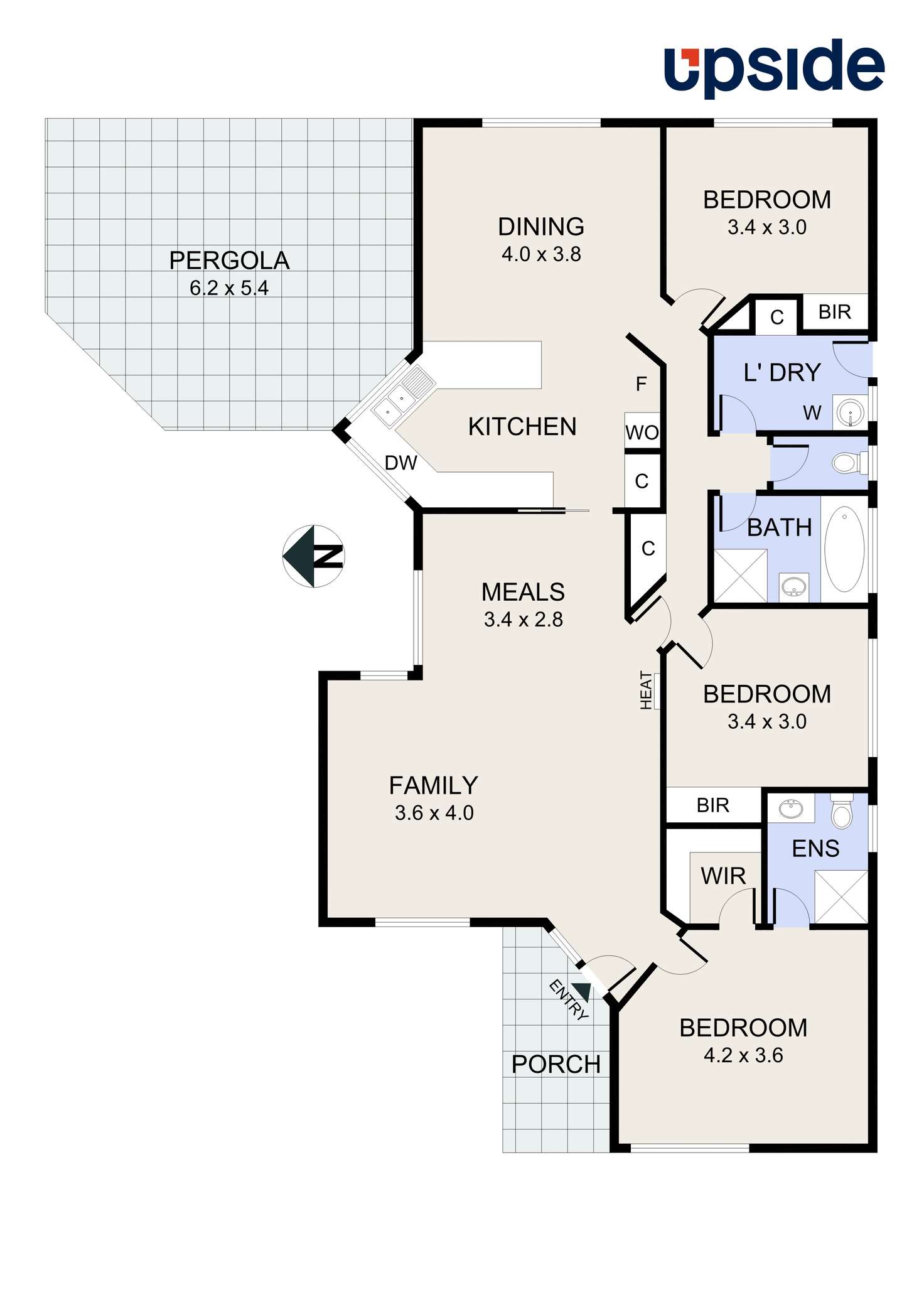 Floorplan of Homely house listing, 2 Fairmead Place, Narre Warren South VIC 3805