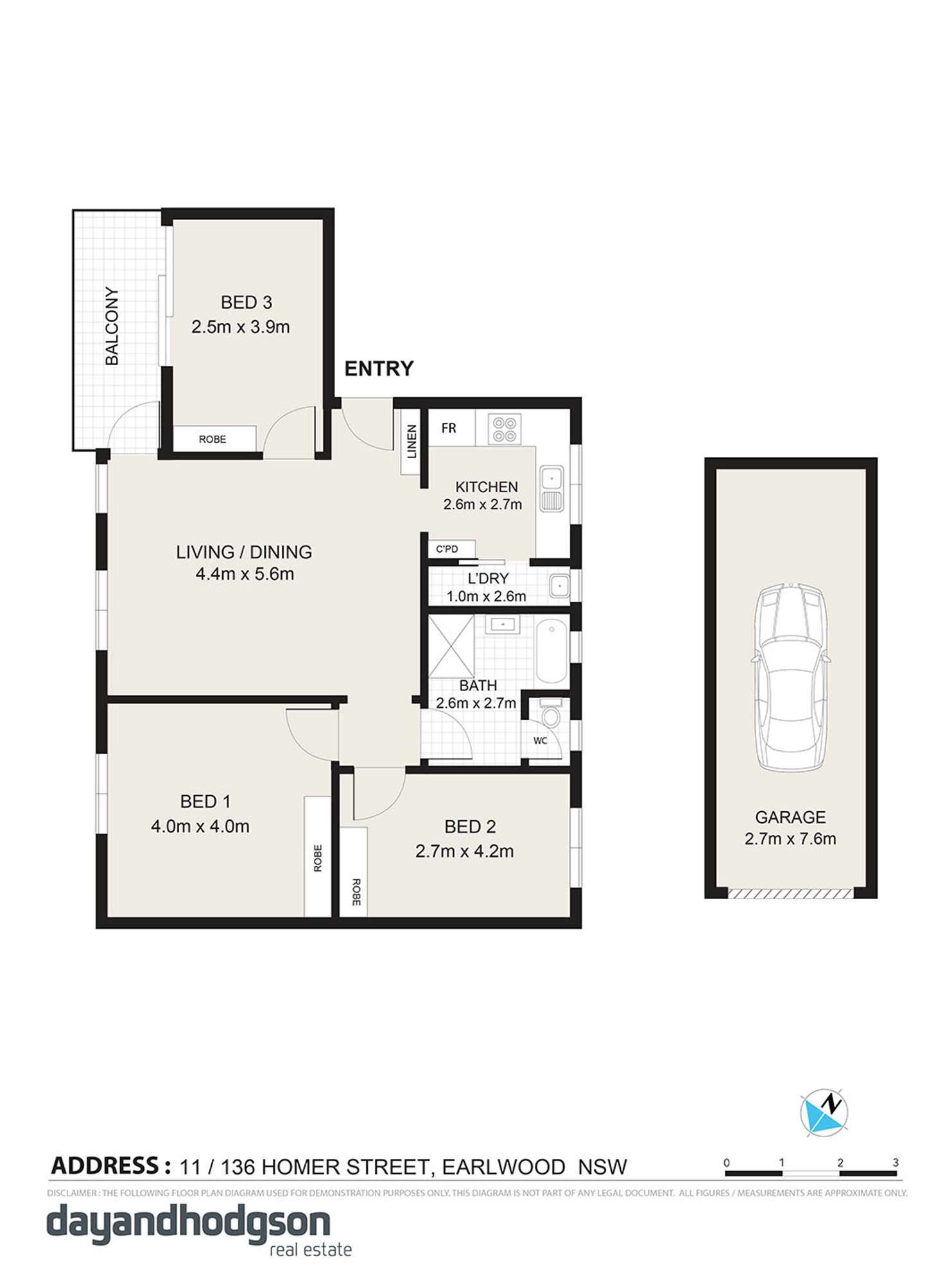 Floorplan of Homely apartment listing, 11/136 Homer Street, Earlwood NSW 2206