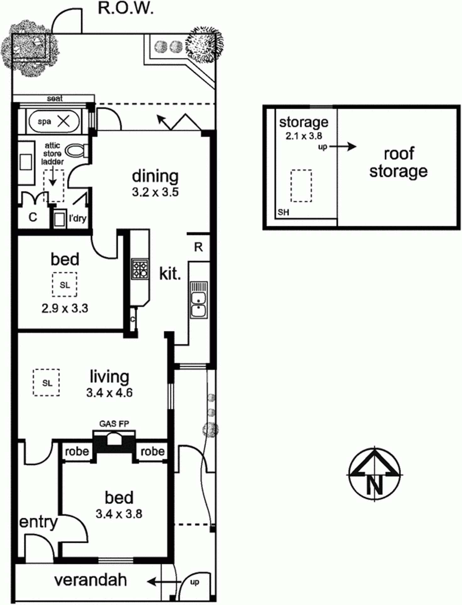 Floorplan of Homely house listing, 21 Coleman  Street, Fitzroy North VIC 3068