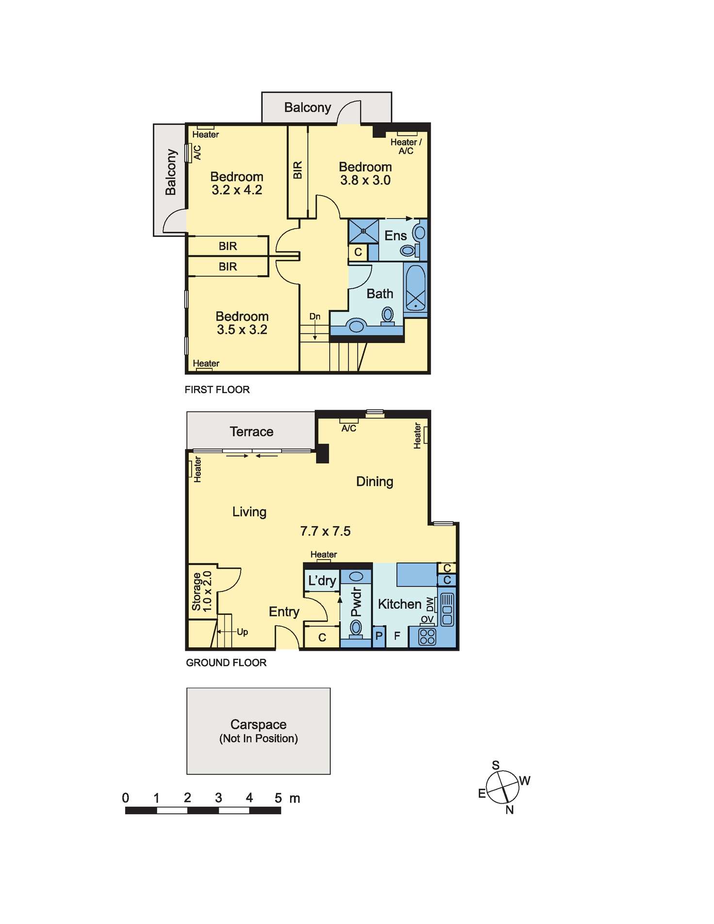 Floorplan of Homely apartment listing, 9/5 St David Street, Fitzroy VIC 3065