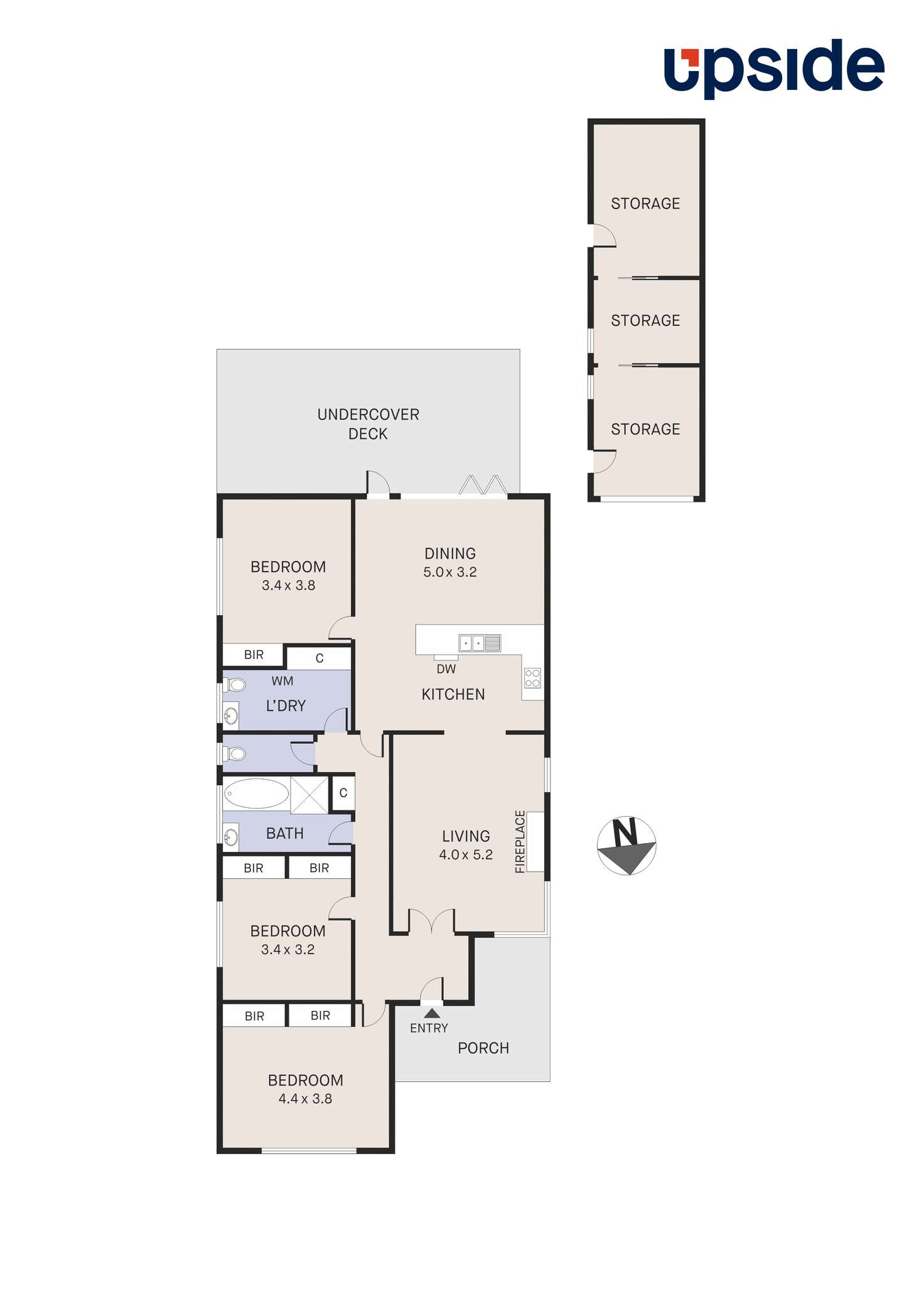 Floorplan of Homely house listing, 55 Ascot Street, Ascot Vale VIC 3032