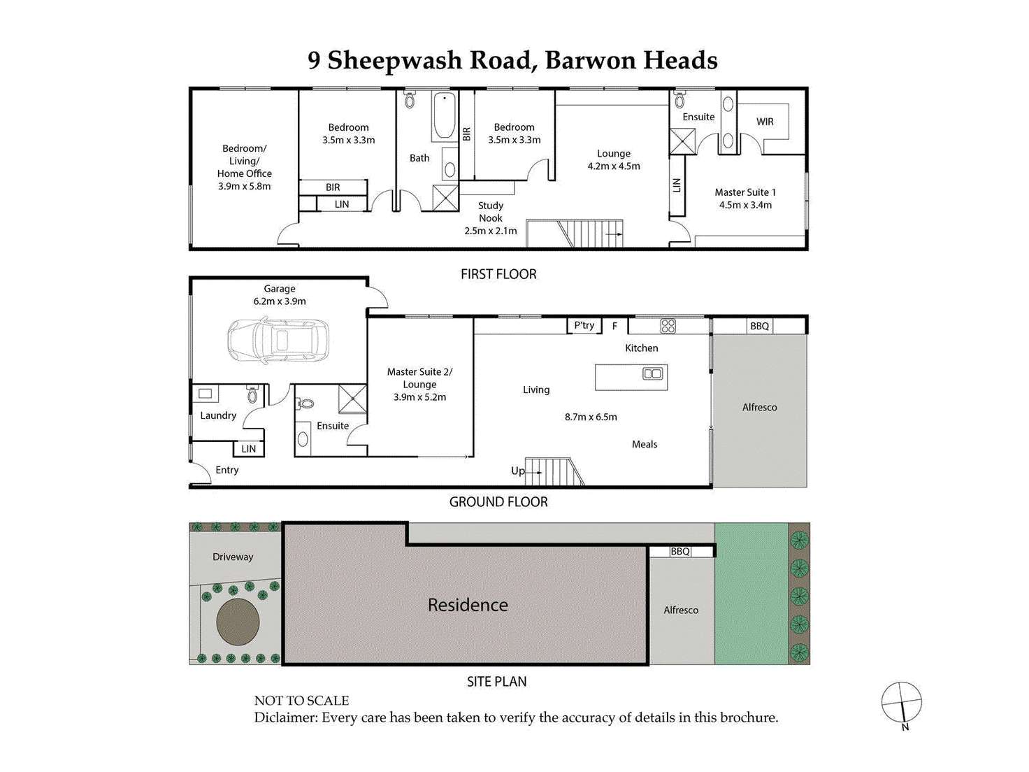 Floorplan of Homely townhouse listing, 9 Sheepwash Road, Barwon Heads VIC 3227