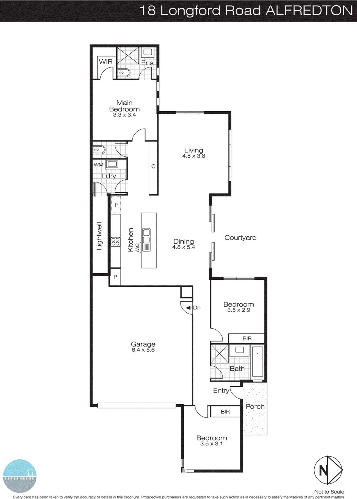Floorplan of Homely house listing, 18B Longford Road, Alfredton VIC 3350