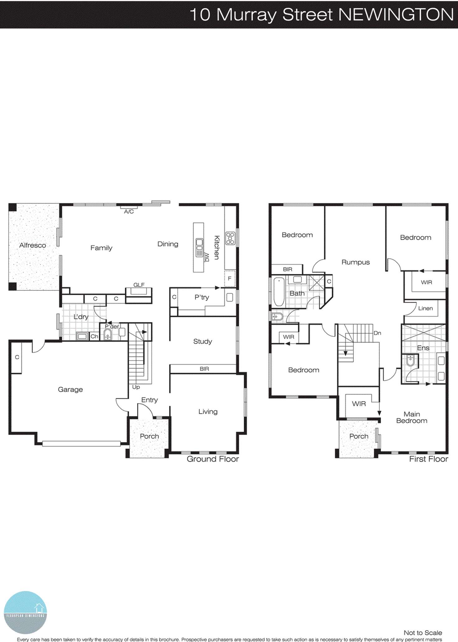 Floorplan of Homely house listing, 10 Murray Street, Newington VIC 3350