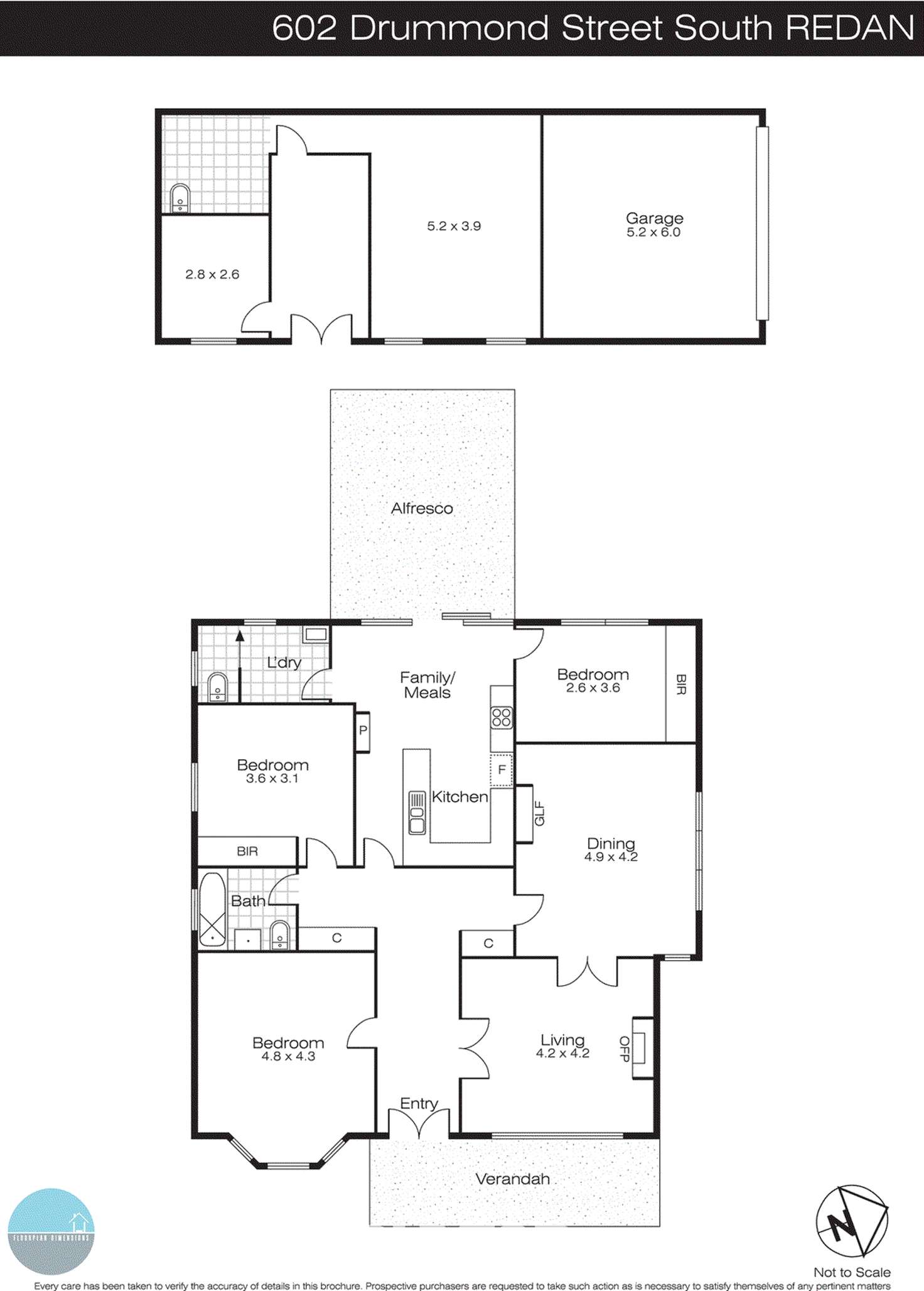 Floorplan of Homely house listing, 602 Drummond Street South, Redan VIC 3350