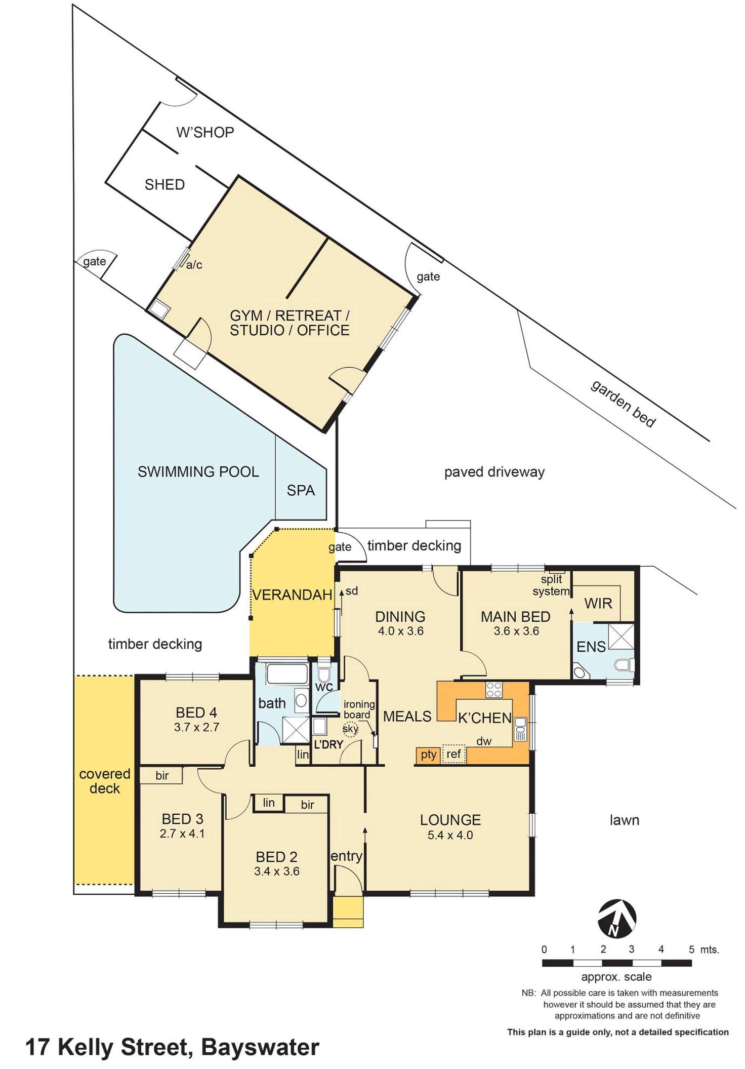 Floorplan of Homely house listing, 17 Kelly Street, Bayswater VIC 3153