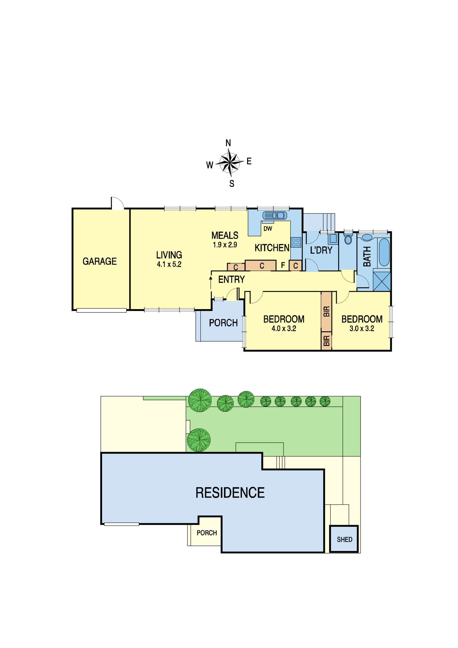 Floorplan of Homely unit listing, 4/48 Severn Street, Box Hill North VIC 3129