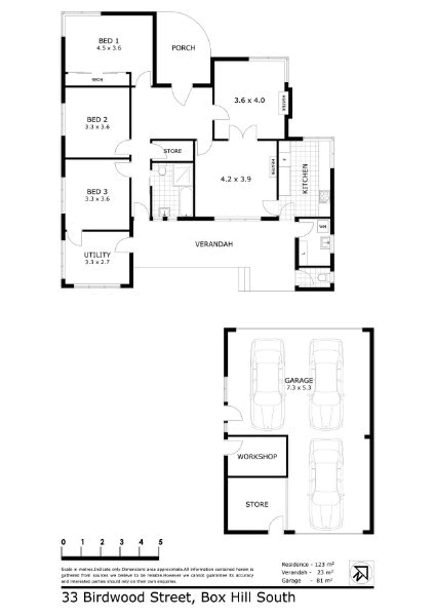 Floorplan of Homely house listing, 33 Birdwood Street, Blackburn South VIC 3130