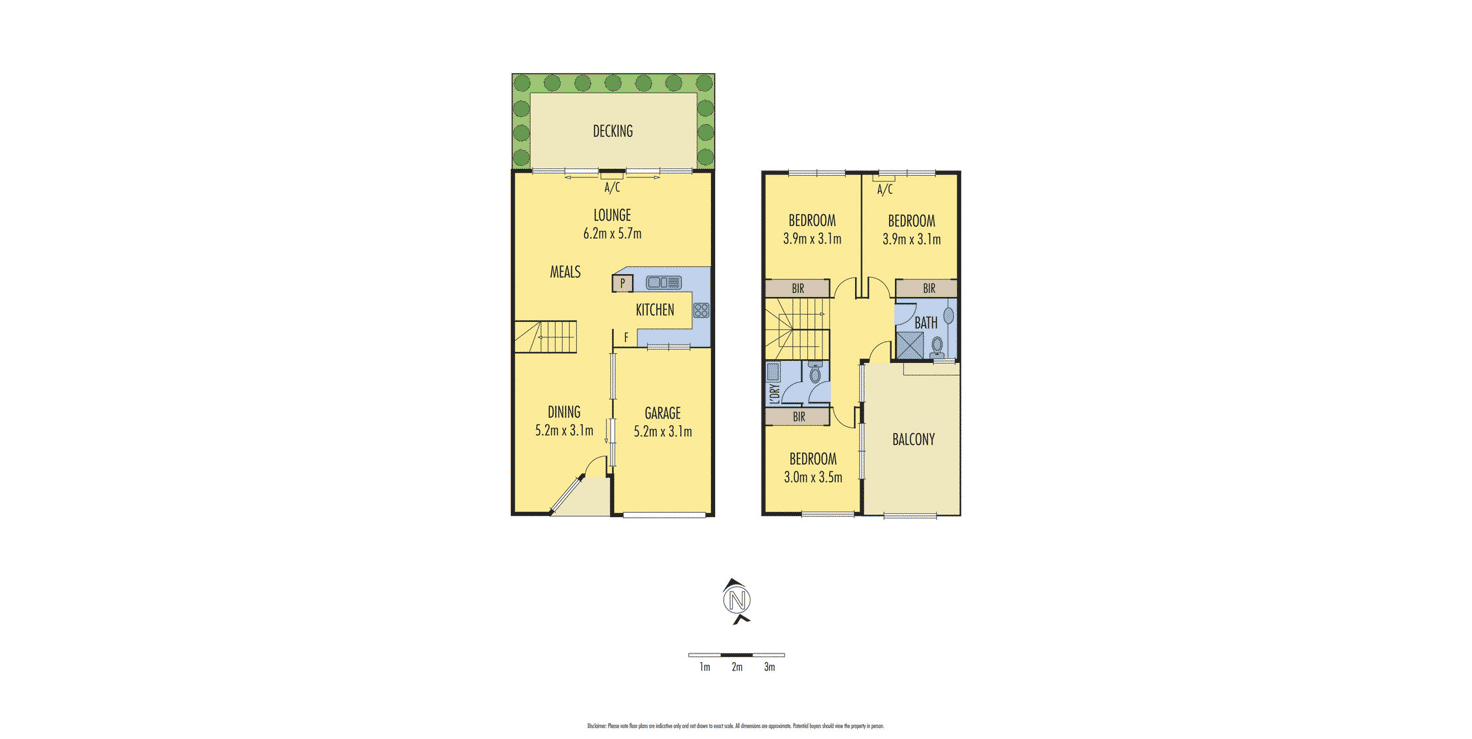 Floorplan of Homely townhouse listing, 24 Mary Street, Carlton North VIC 3054