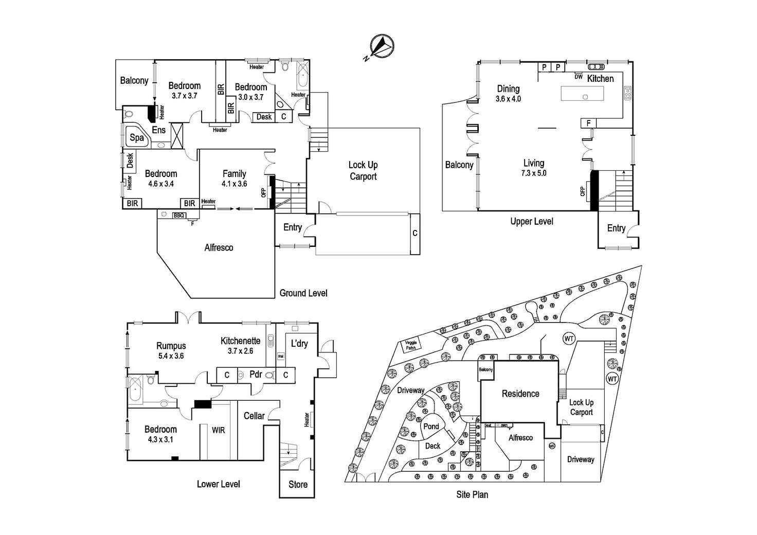 Floorplan of Homely house listing, 28 Mount Eagle Road, Eaglemont VIC 3084