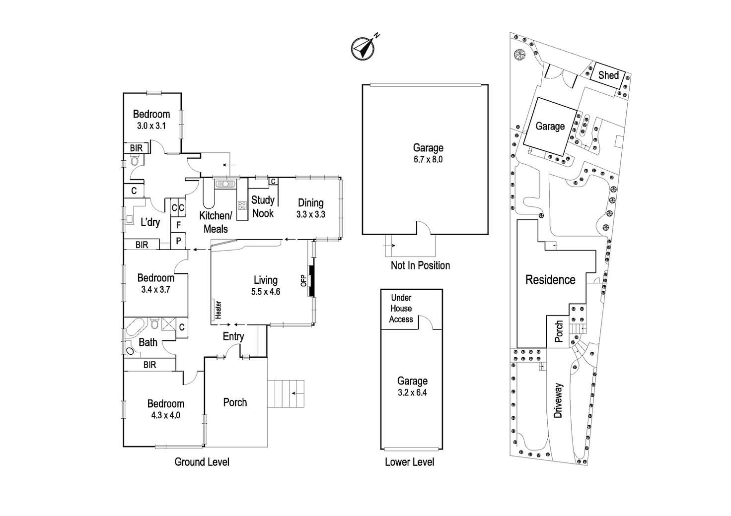 Floorplan of Homely house listing, 81 Locksley Road, Ivanhoe VIC 3079