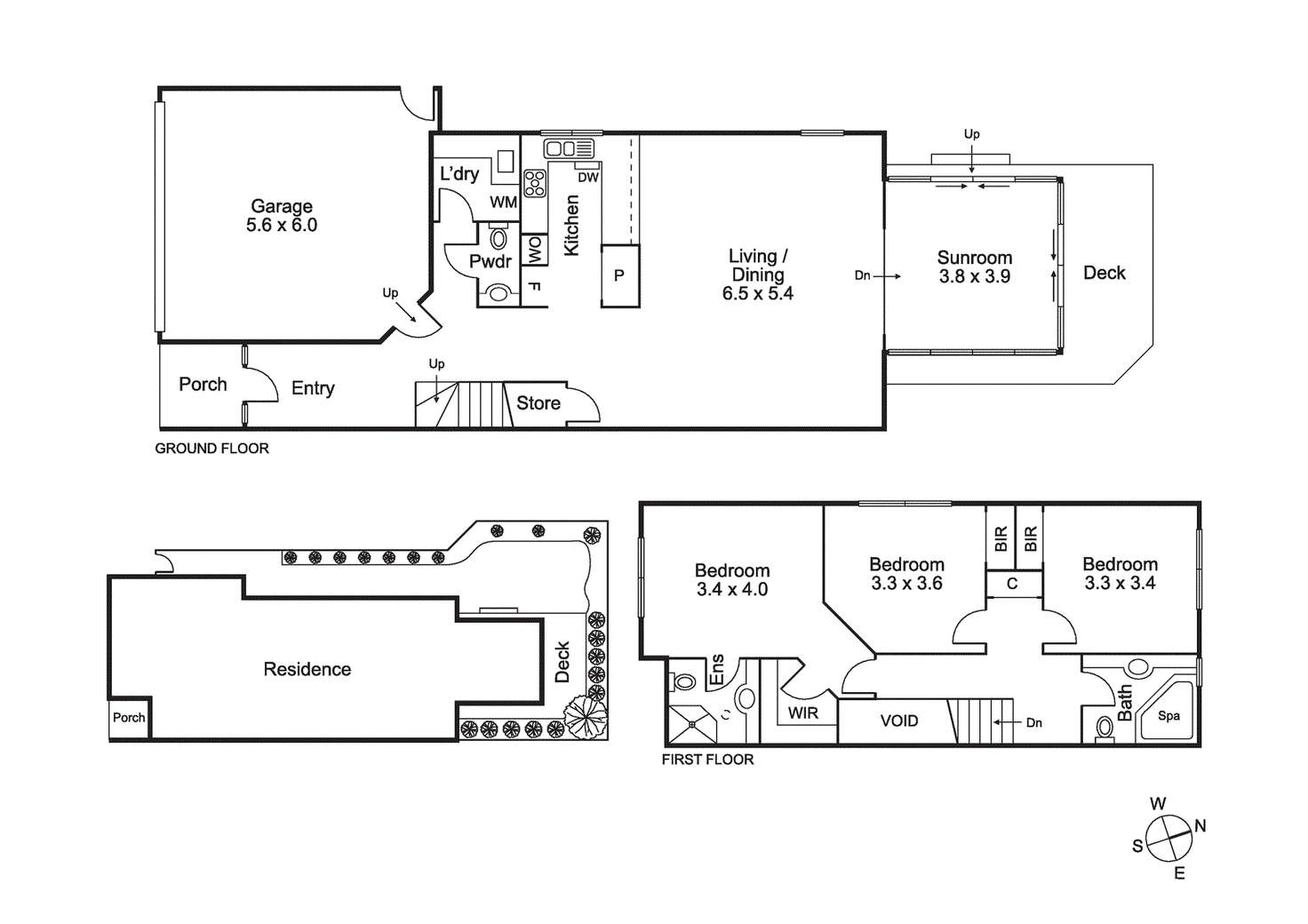Floorplan of Homely townhouse listing, 3/328 Blackburn Road, Glen Waverley VIC 3150