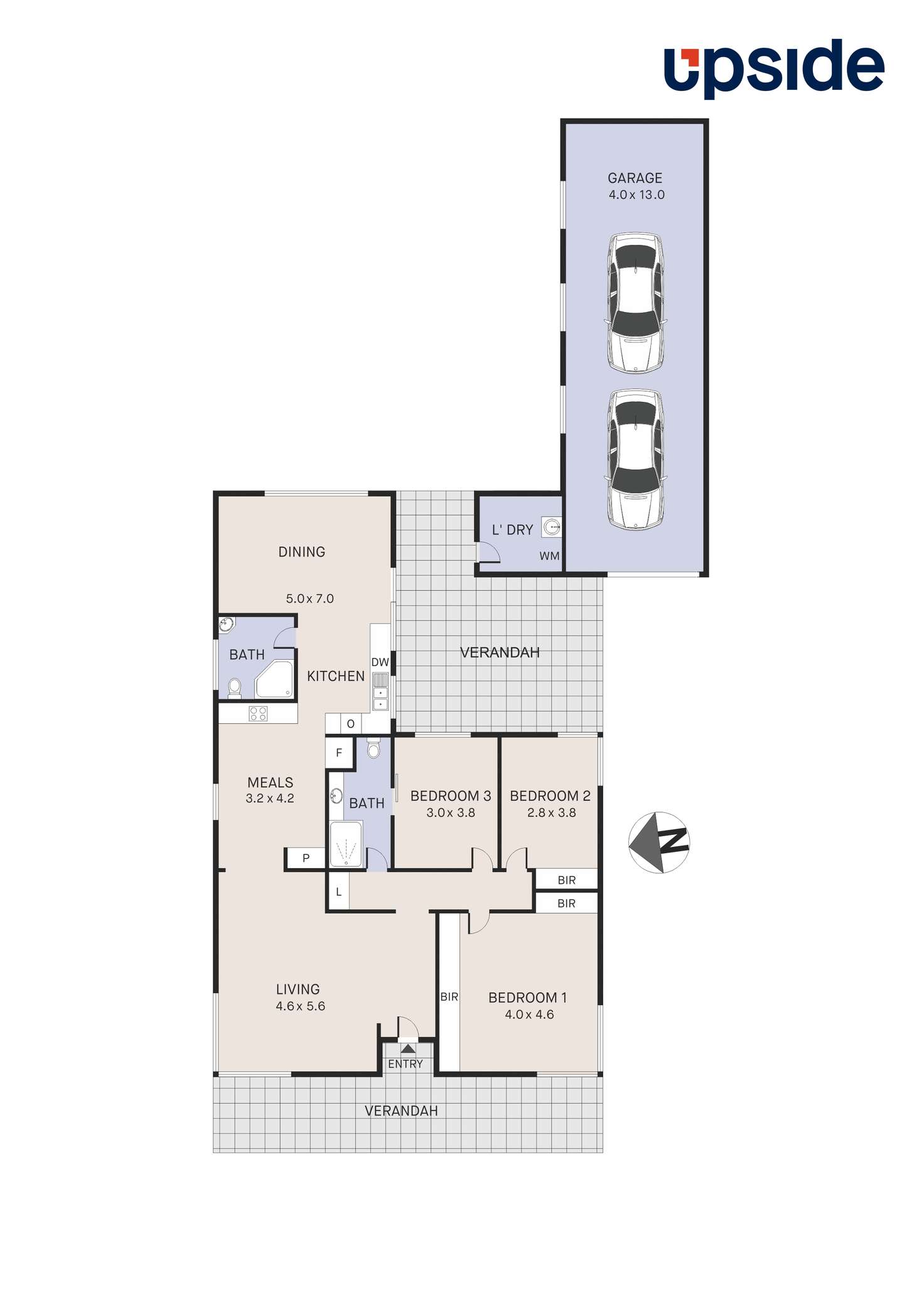 Floorplan of Homely house listing, 10 Fairmount Street, Hadfield VIC 3046
