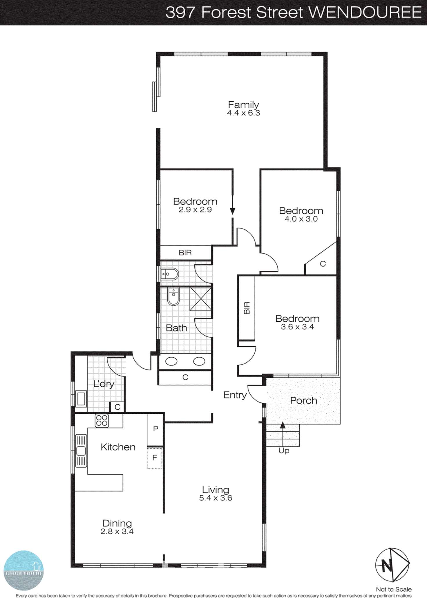 Floorplan of Homely house listing, 397 Forest Street, Wendouree VIC 3355