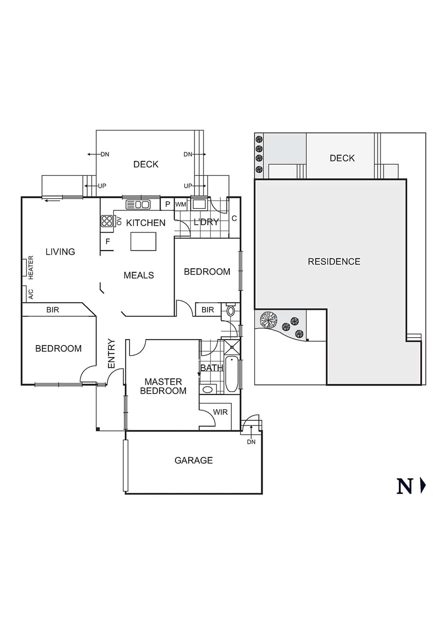 Floorplan of Homely unit listing, 9/111 Martins Lane, Viewbank VIC 3084