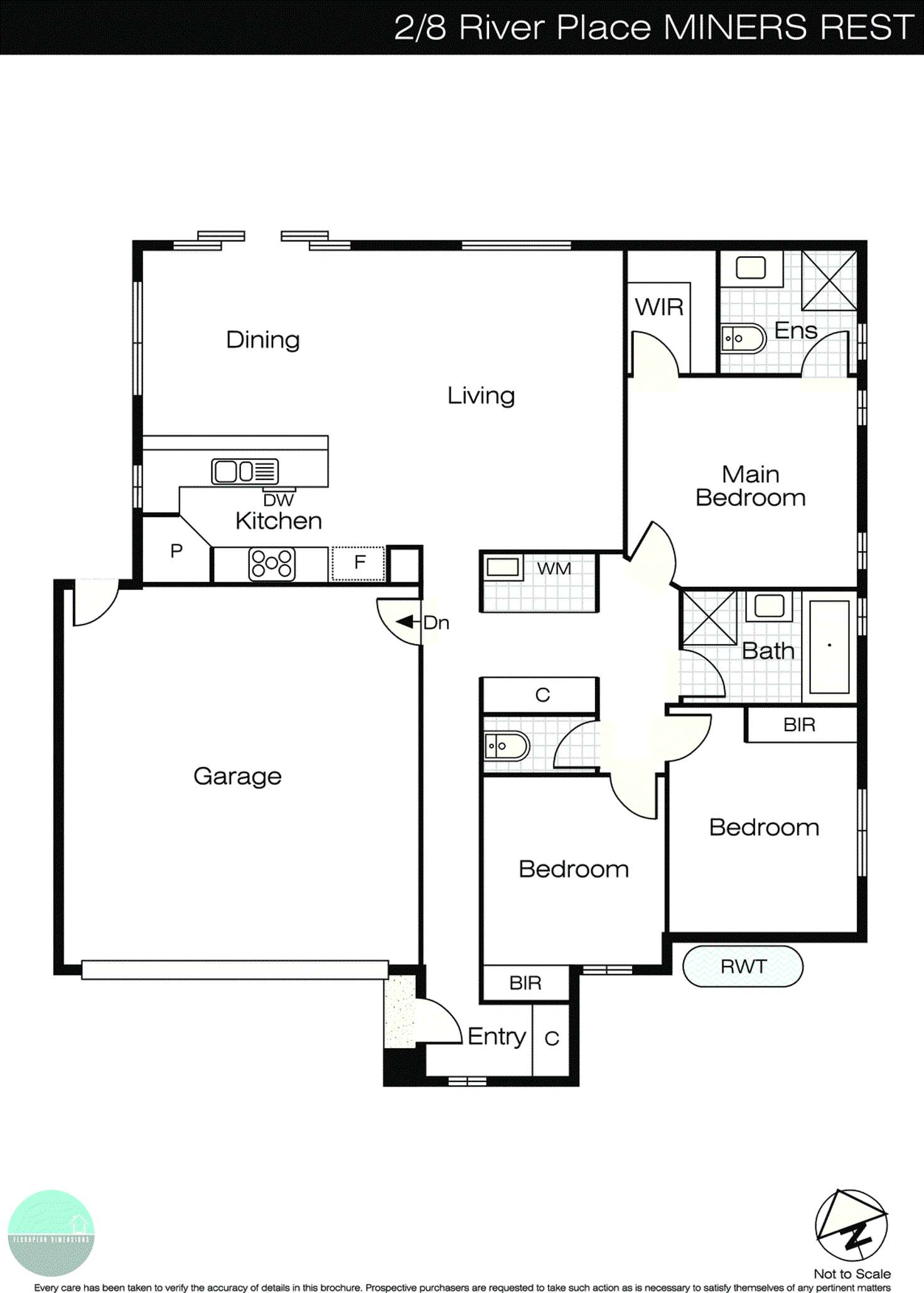 Floorplan of Homely unit listing, 7/198 Howe Street, Miners Rest VIC 3352