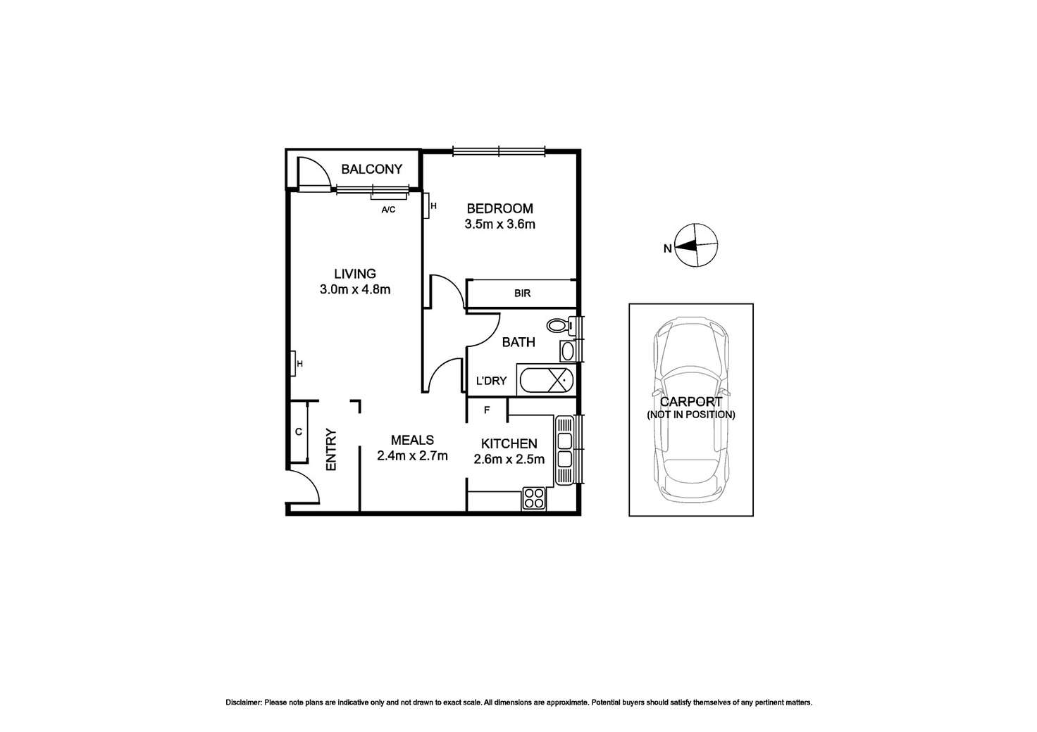 Floorplan of Homely apartment listing, 16/481 Kooyong Road, Elsternwick VIC 3185