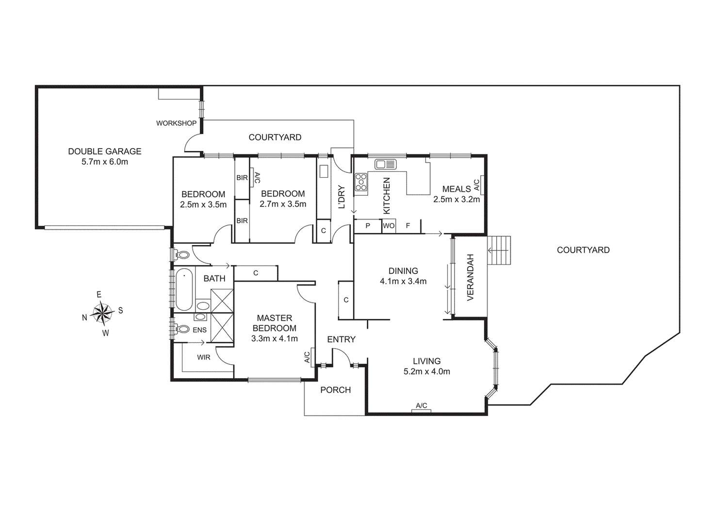 Floorplan of Homely villa listing, 1/21 Kalang Road, Camberwell VIC 3124